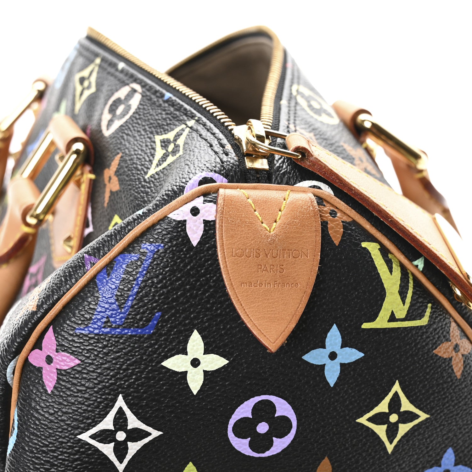 Louis Vuitton Monogram Multicolor Speedy 30 Black 6 of 10