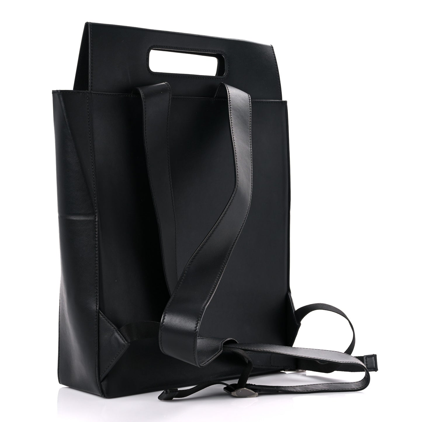 Vitello Grace Light Logo Fendi Pack Backpack Black