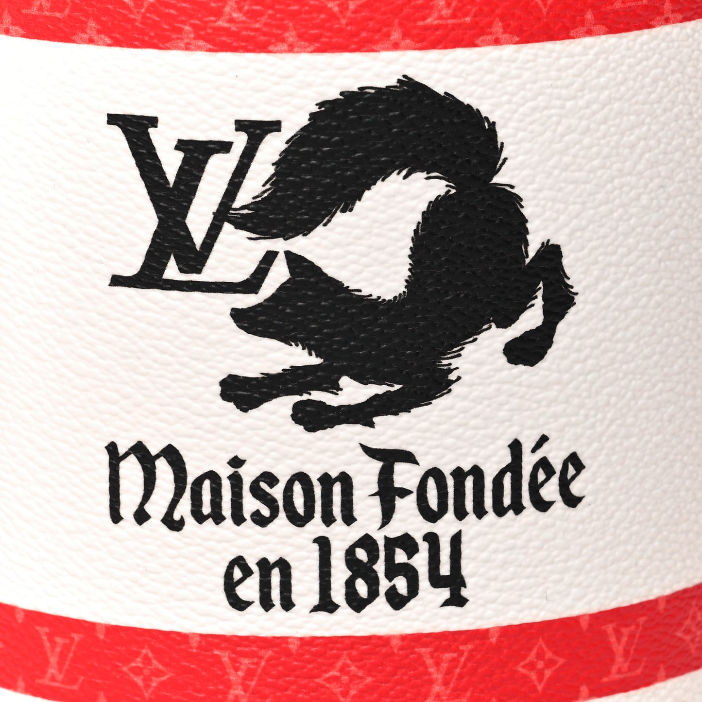 Monogram LV Paint Can Red