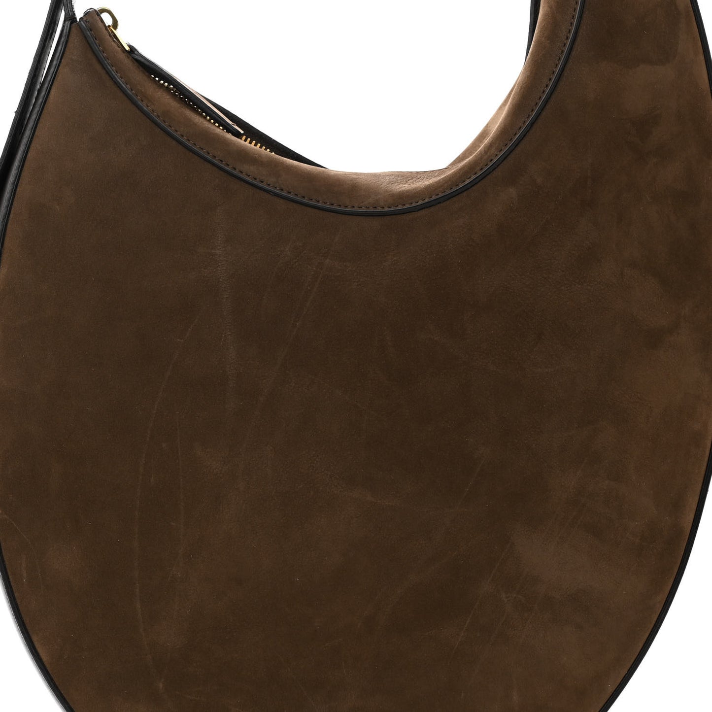 Suede Large Drop Shoulder Bag Fondant