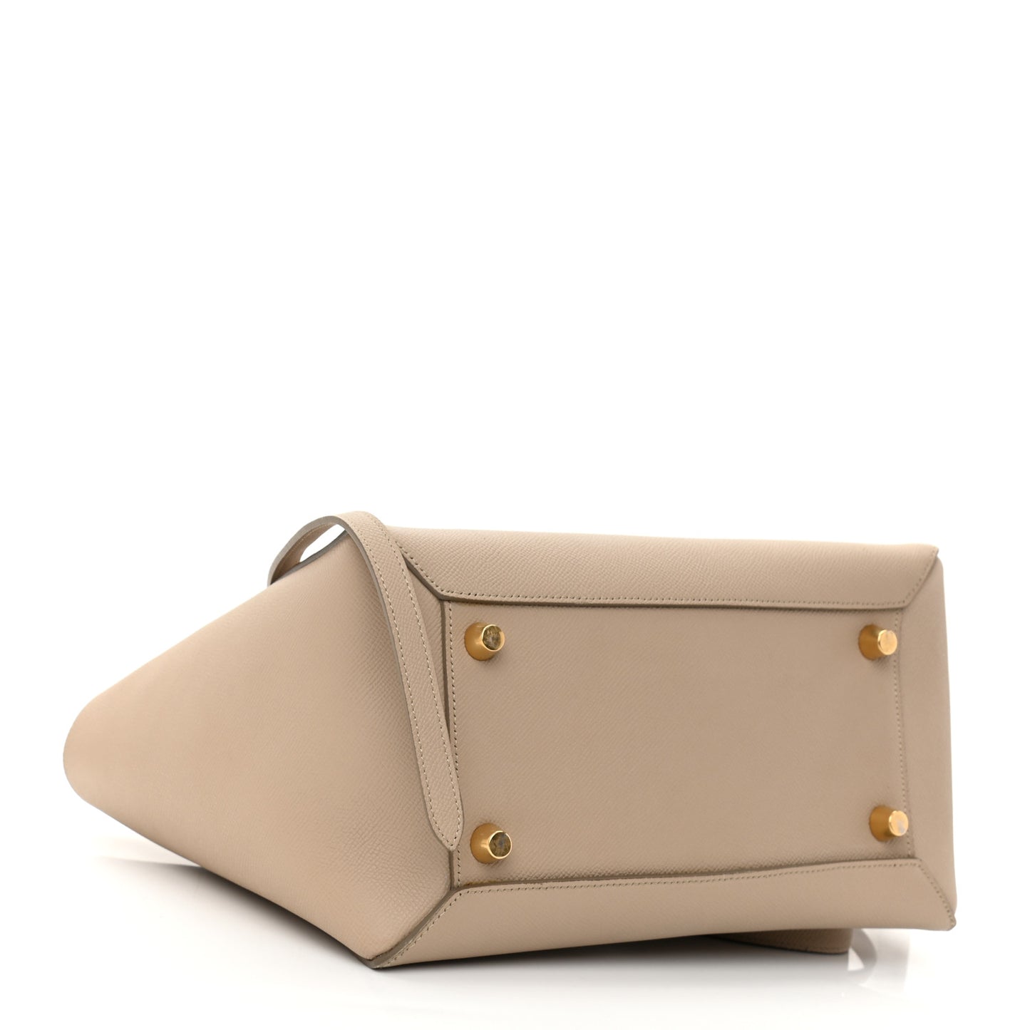 Grained Calfskin Mini Belt Bag Light Taupe