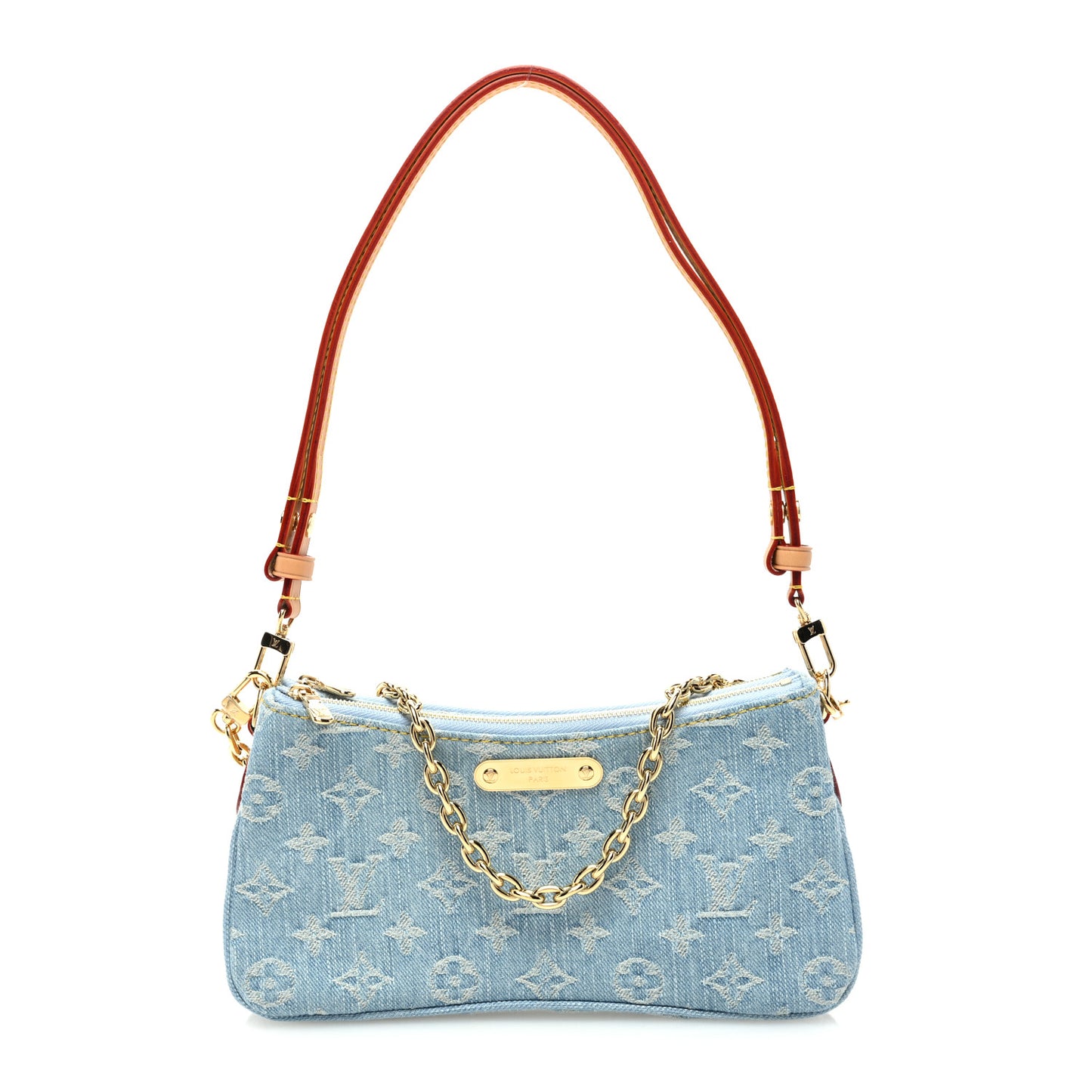 Monogram Denim Liv Pochette Sky Blue