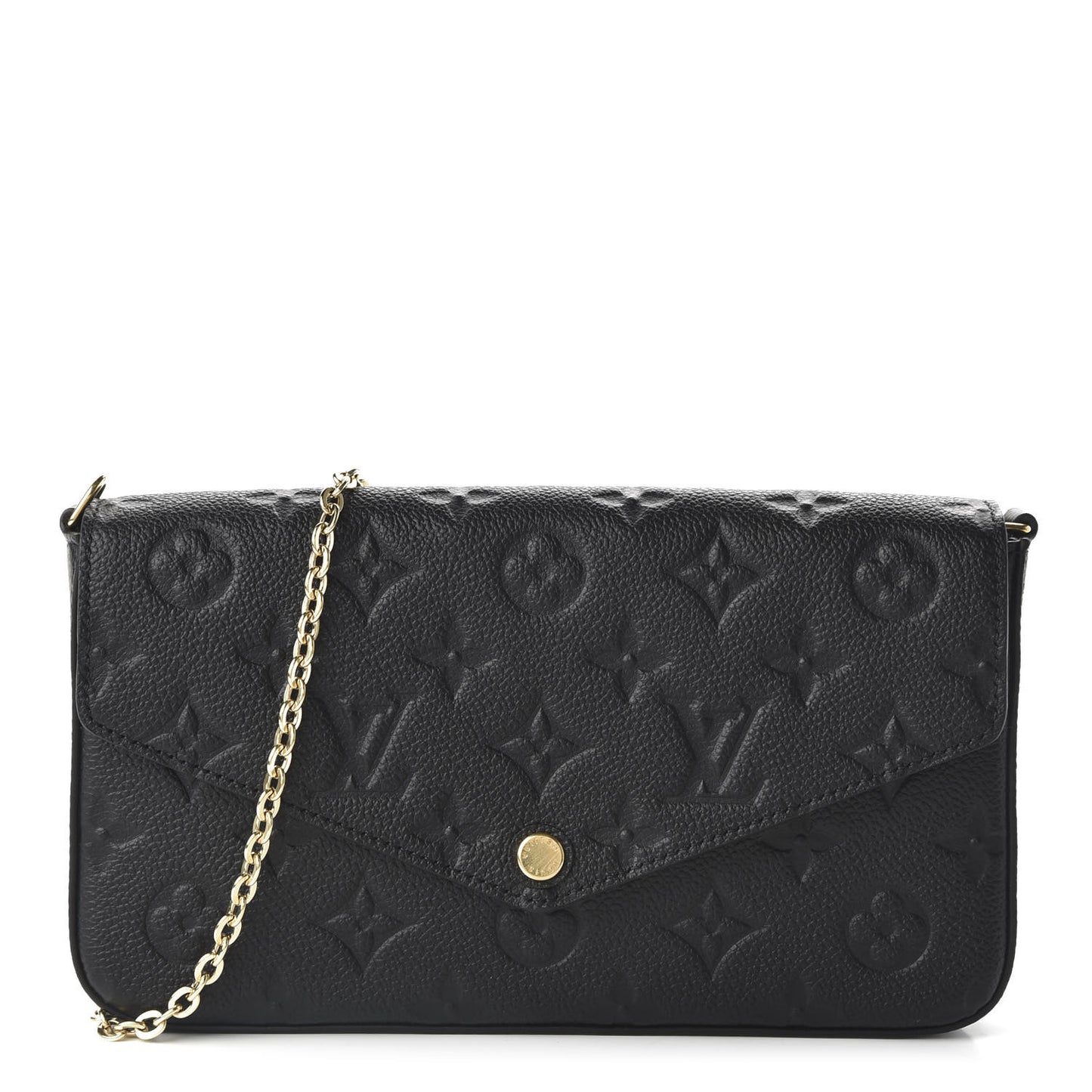 Empreinte Pochette Felicie Chain Wallet Black