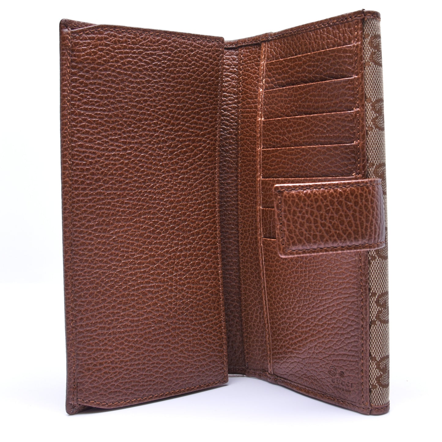 Monogram Continental Flap Wallet Brown