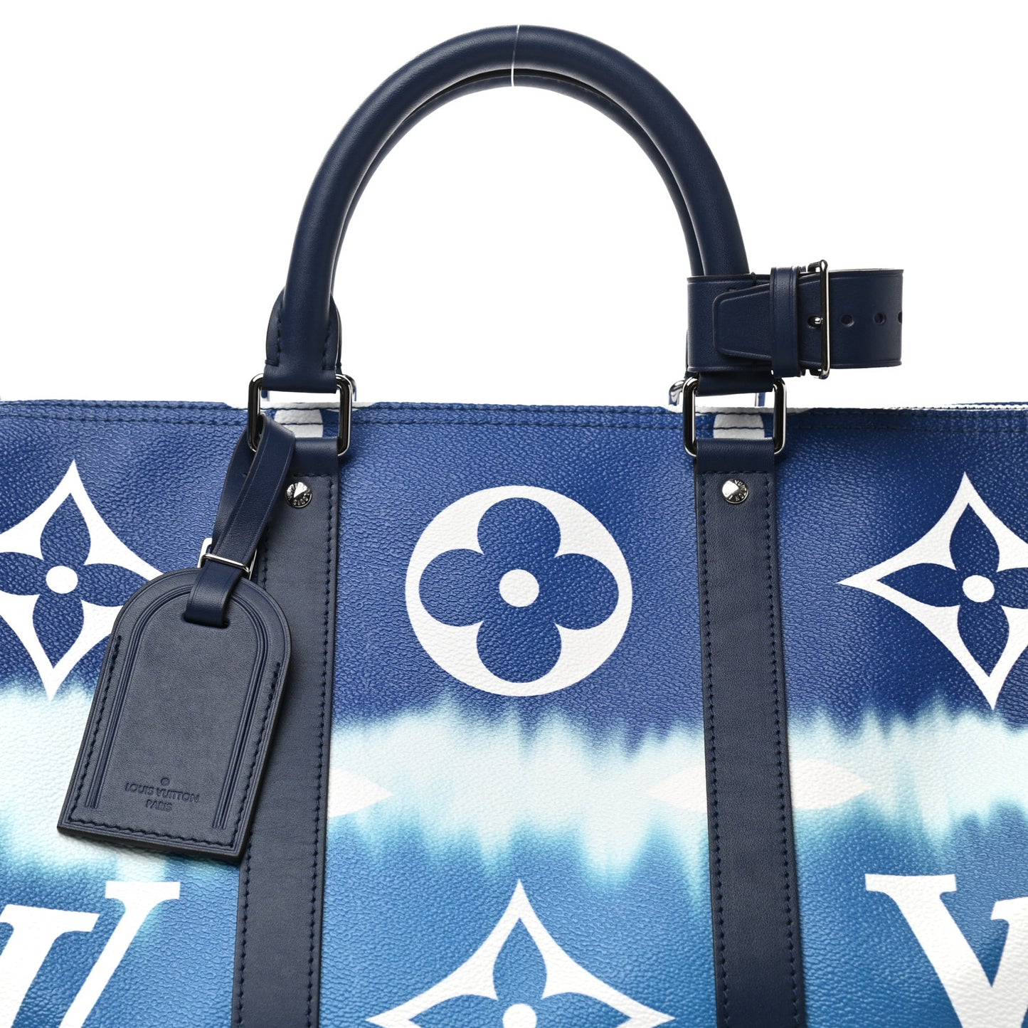 Monogram Escale Keepall Bandouliere 50 Blue