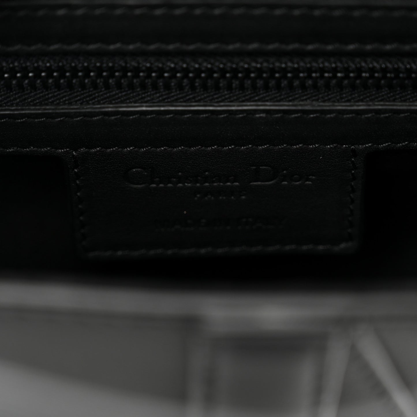 Ultra Matte Calfskin Saddle Bag Black