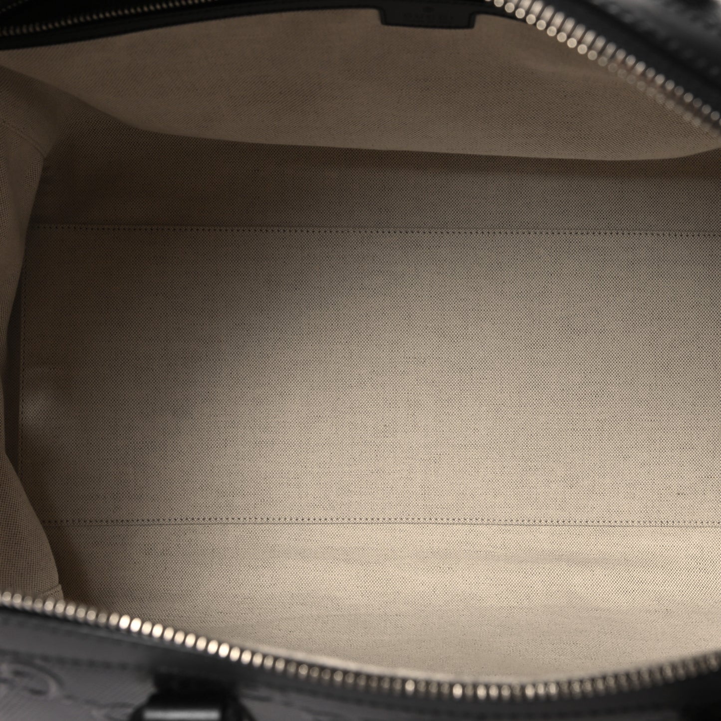 Calfskin GG Tennis Embossed Duffle Bag Black