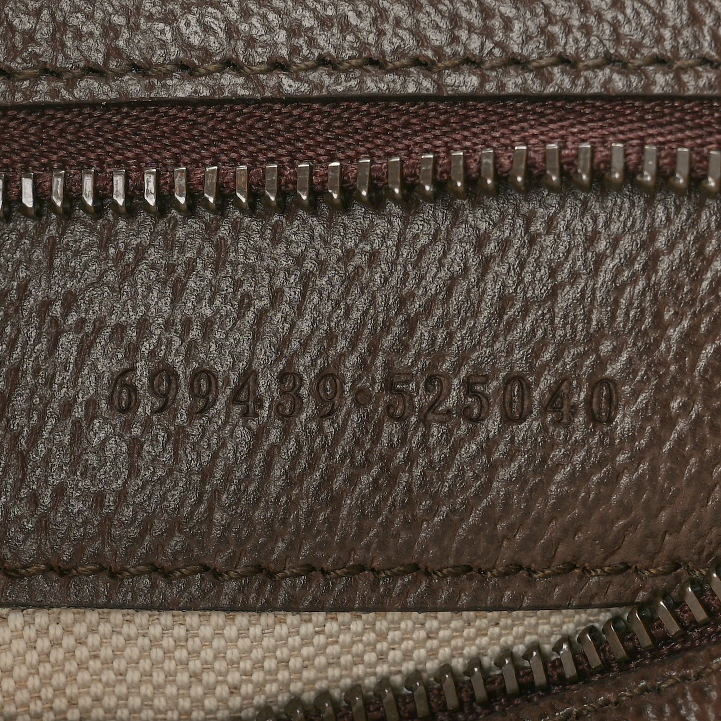 GG Supreme Monogram Textured Dollar Calfskin Web Ophidia Wristlet Shoulder Bag Beige Ebony New Acero