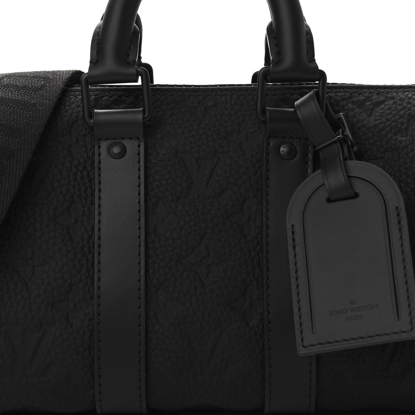 Monogram Taurillon Keepall Bandouliere 25 Black