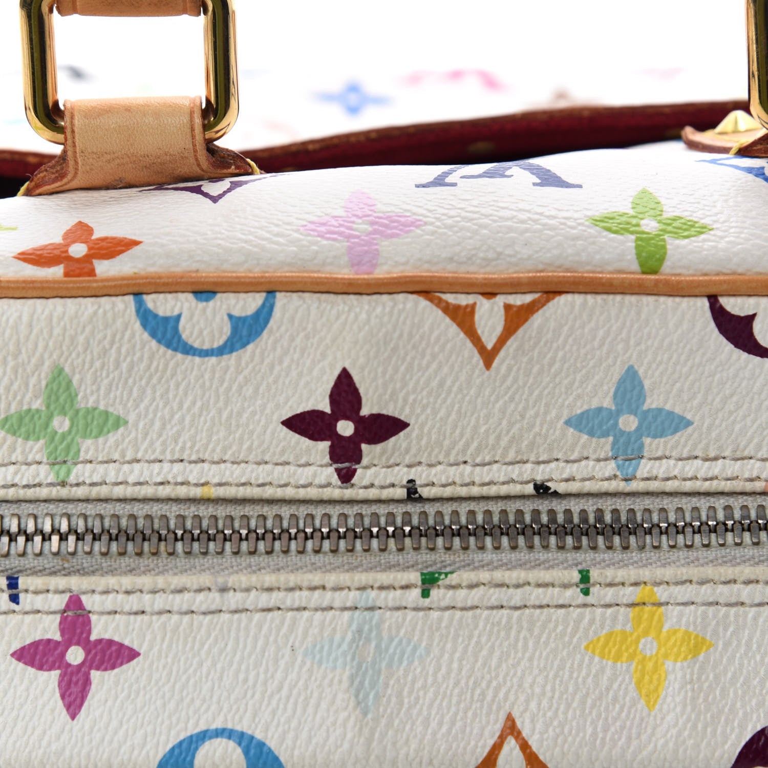 Louis Vuitton Monogram Multicolor Trouville White 8 of 10