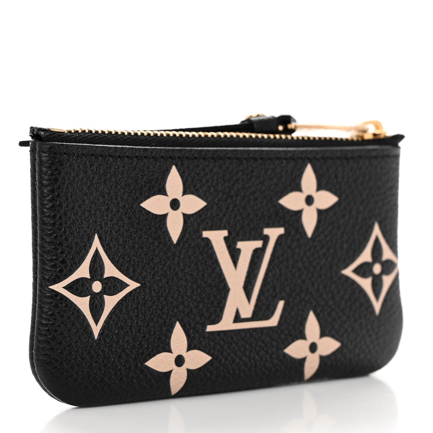 Empreinte Monogram Giant Key Pouch Black Beige