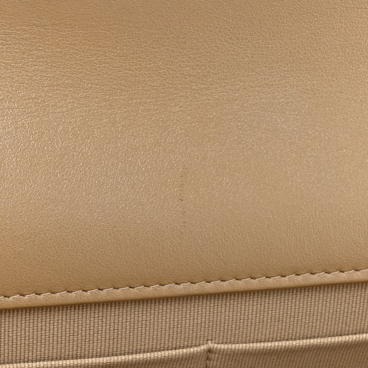 Metallic Goatskin Quilted Chanel 19 Wallet On Chain WOC Gold