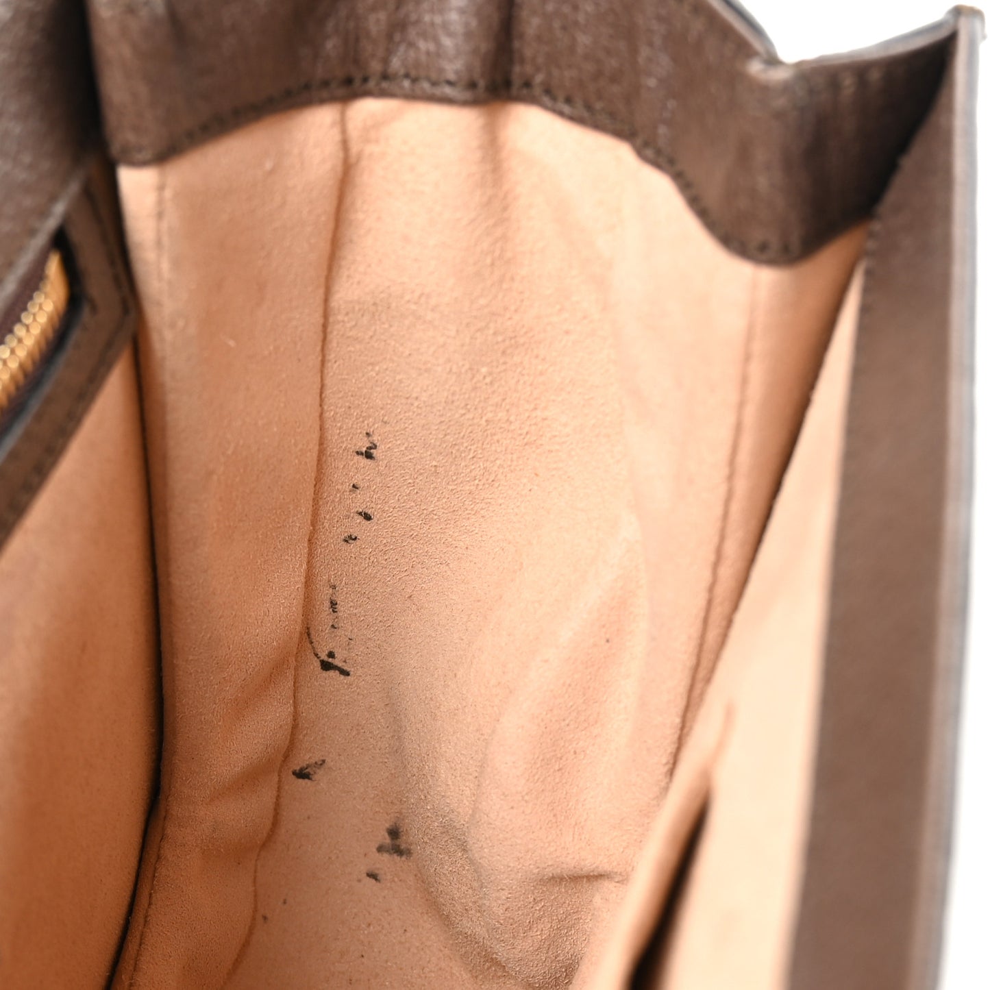 GG Supreme Monogram Web Small Ophidia Flap Messenger Bag Brown
