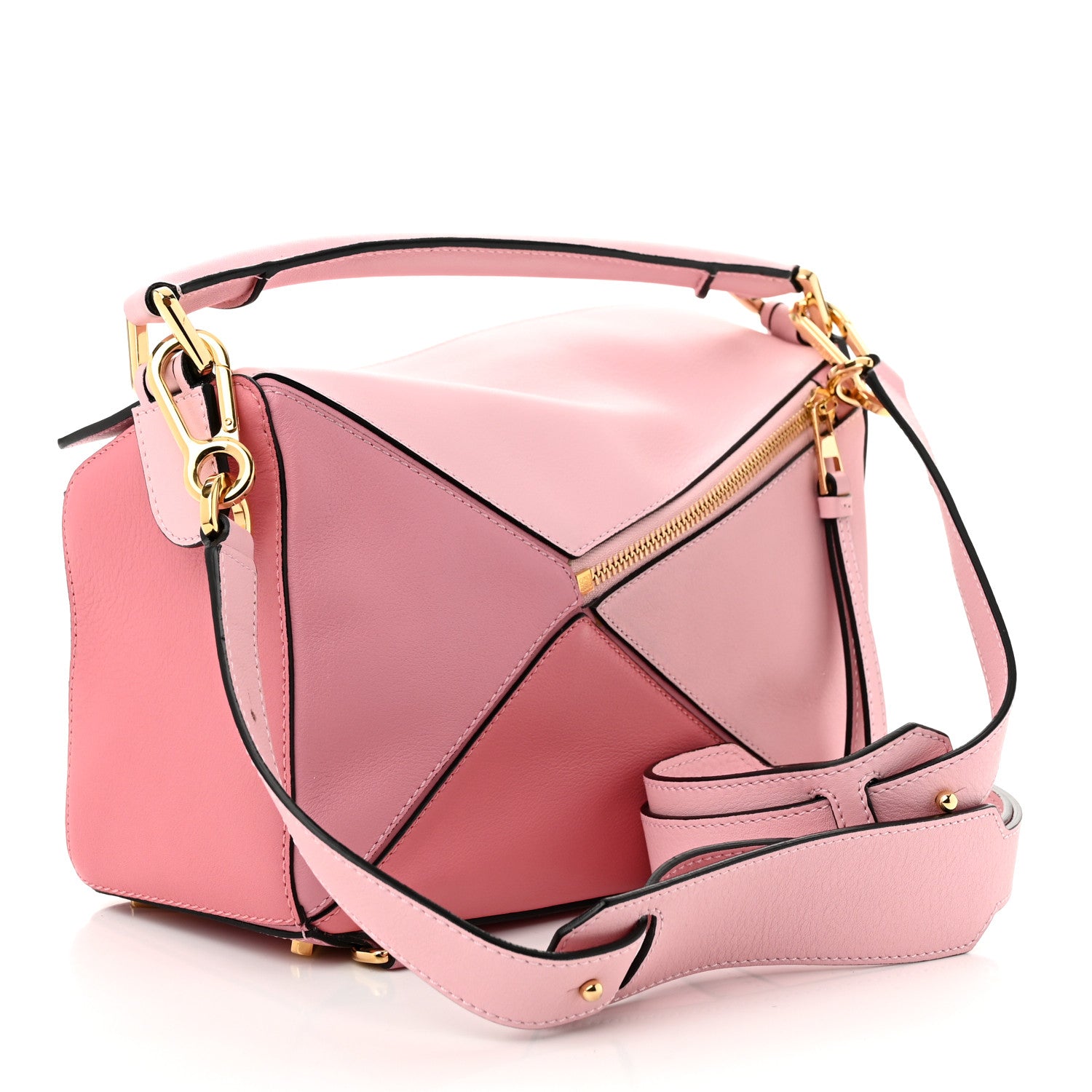 Loewe Calfskin Small Puzzle Bag Soft Pink 3 of 10