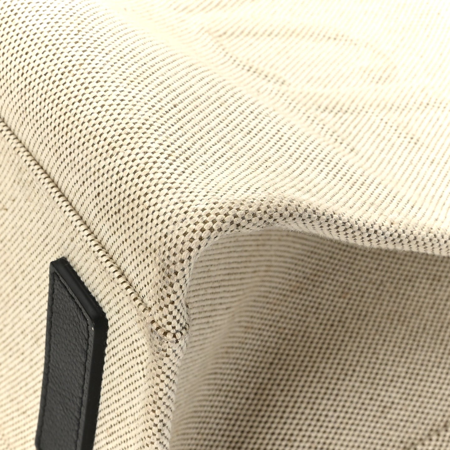 Canvas Calfskin La Medusa Tote Bag Beige