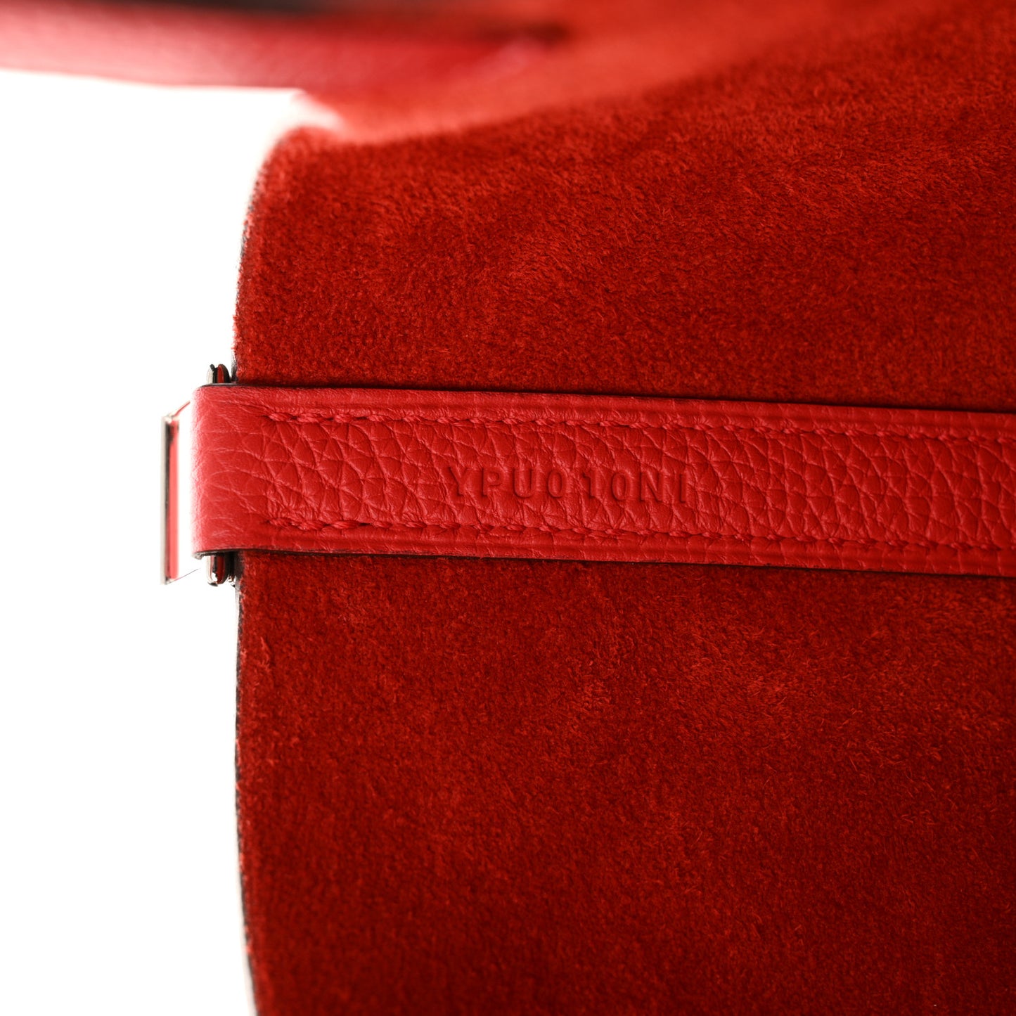 Taurillon Clemence Picotin Lock 22 MM Rouge De Coeur