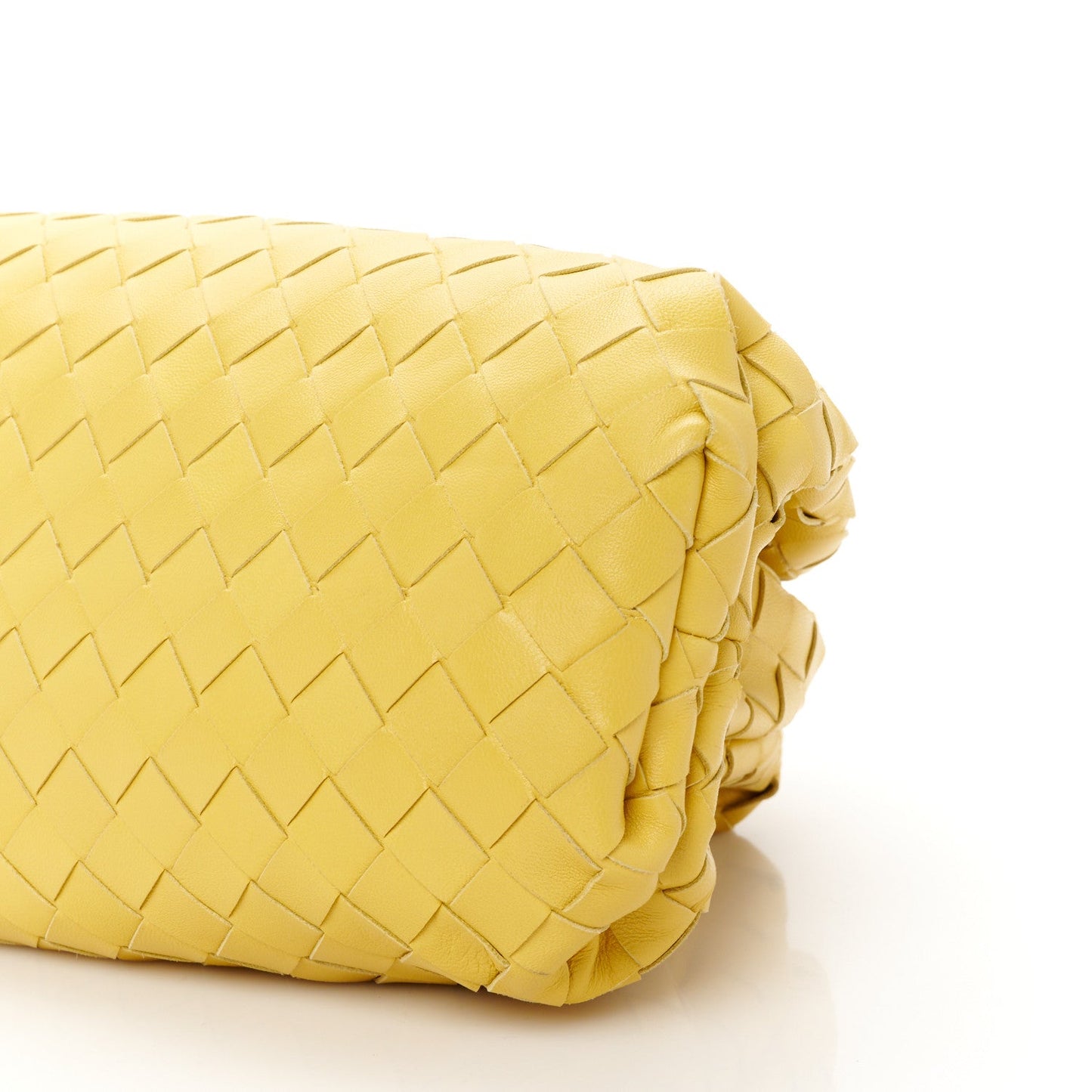 Nappa Maxi Intrecciato The Pouch Oversized Clutch Buttercup