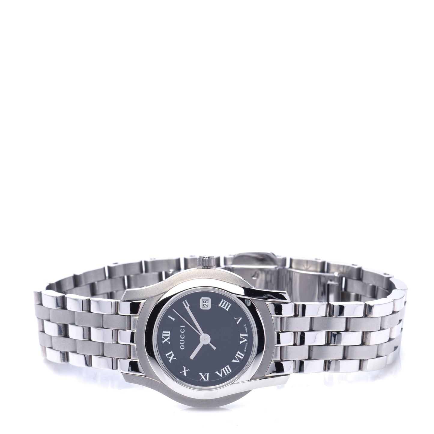 Stainless Steel 27mm 5500L Quartz Watch Black