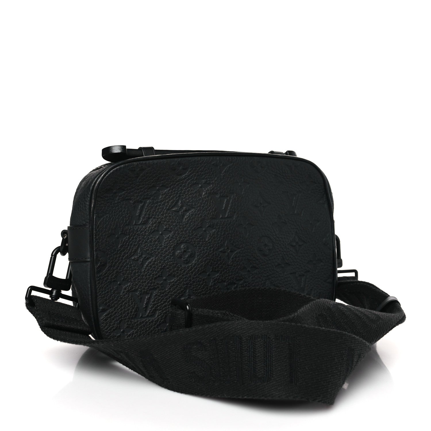 Louis Vuitton Taurillon Monogram S Lock Messenger Black 3 of 8