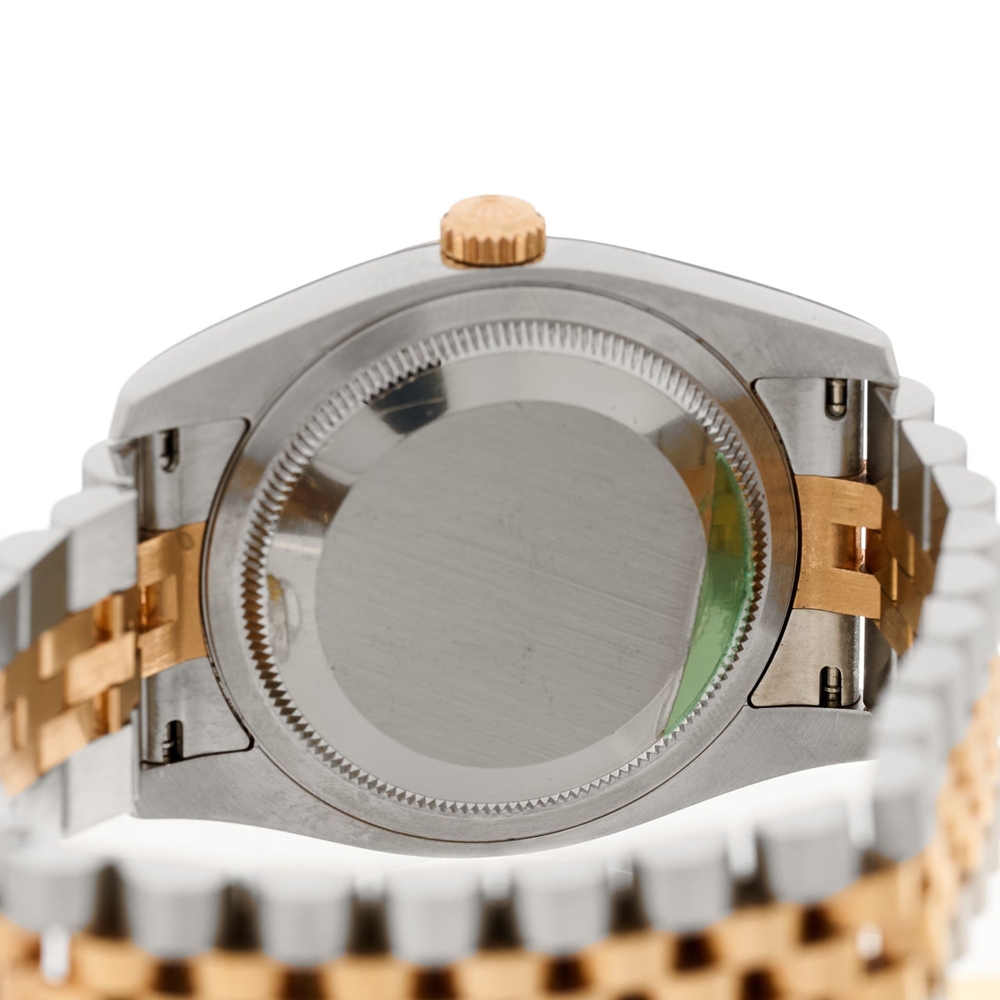 Stainless Steel 18K Everose Gold Diamond 36mm Oyster Perpetual Datejust Watch Silver 116231