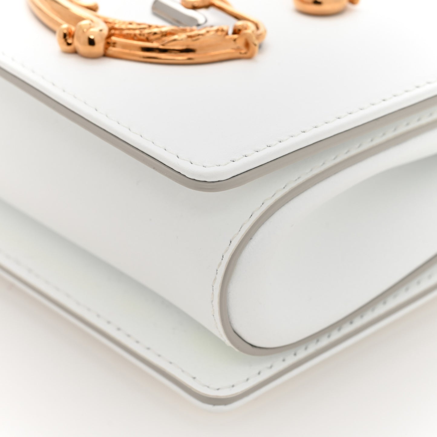 Nappa DG Girls Phone Shoulder Bag White