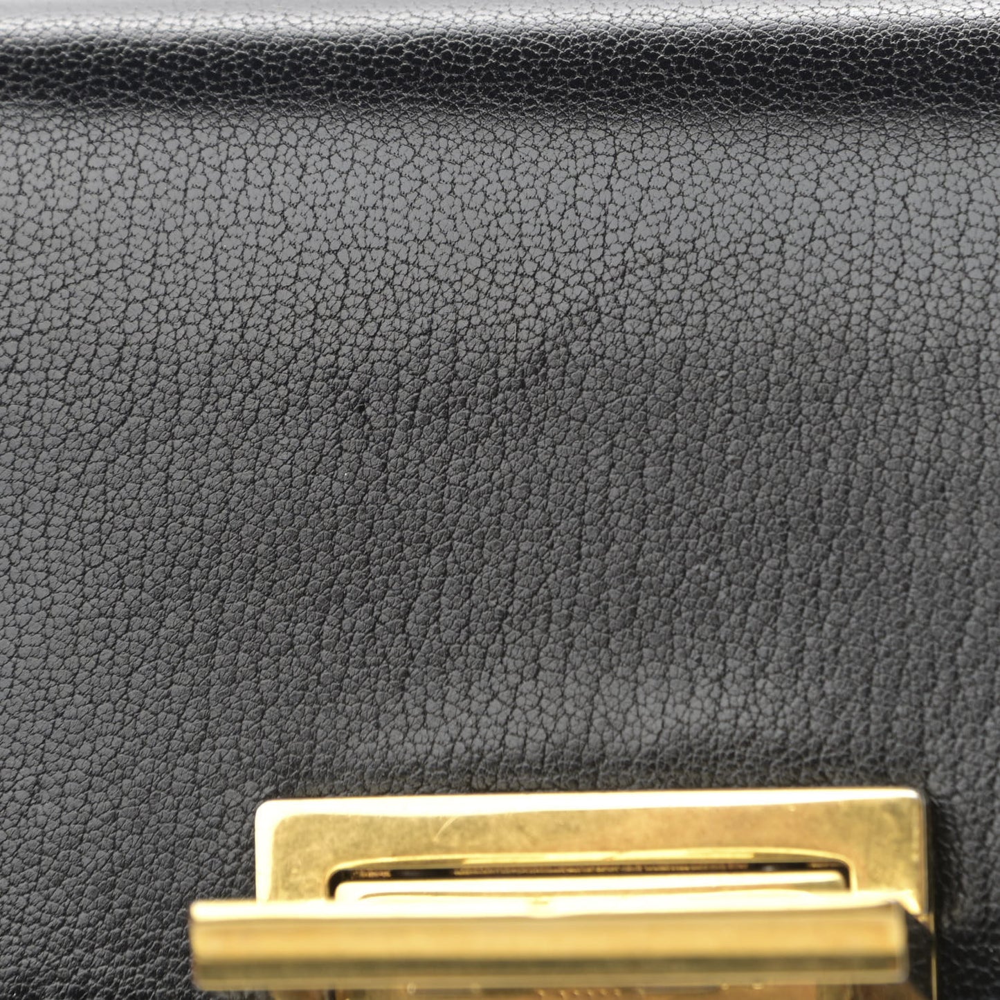 Goatskin Suede Mini GV3 Shoulder Bag Black