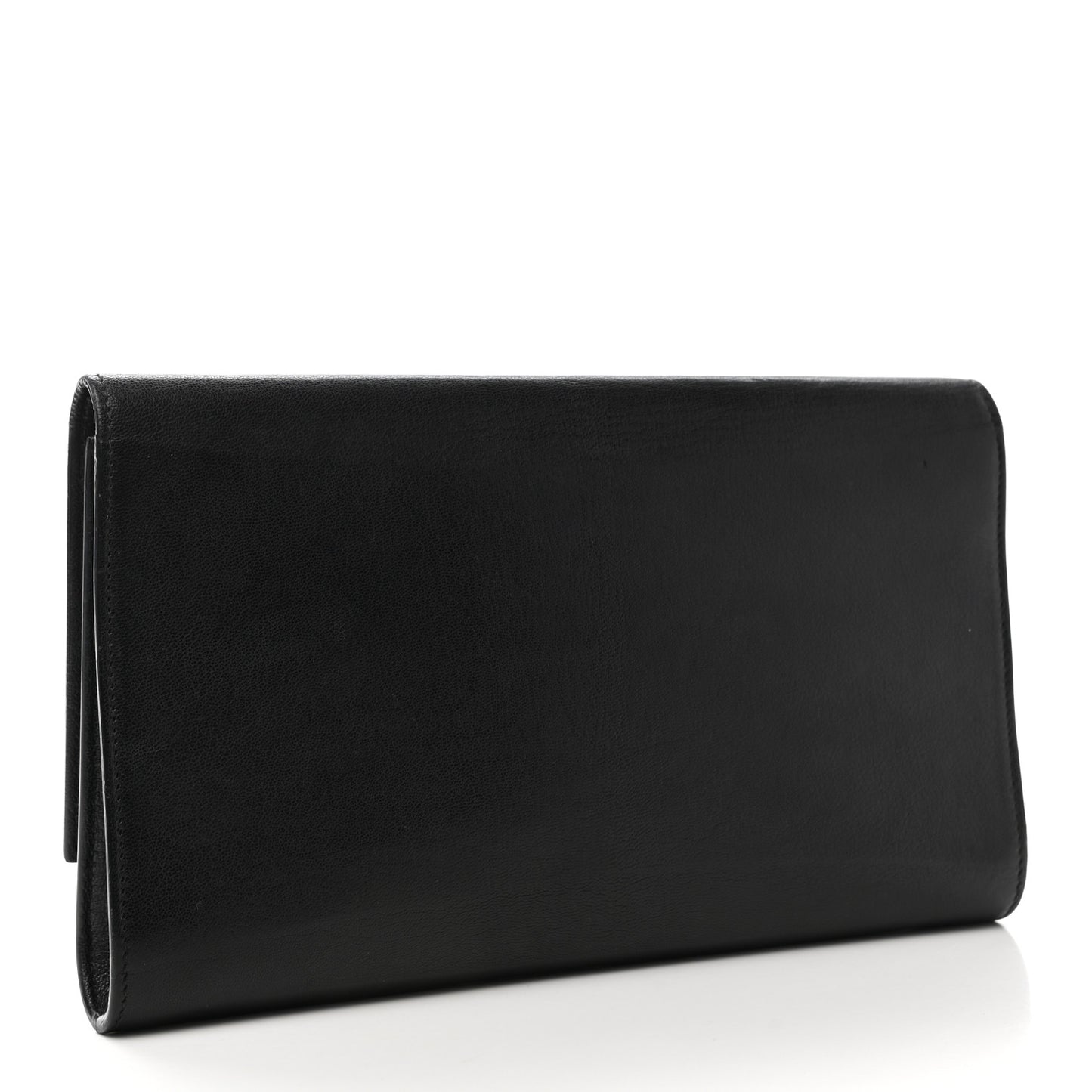 Calfskin Monogram Large Belle De Jour Clutch Black