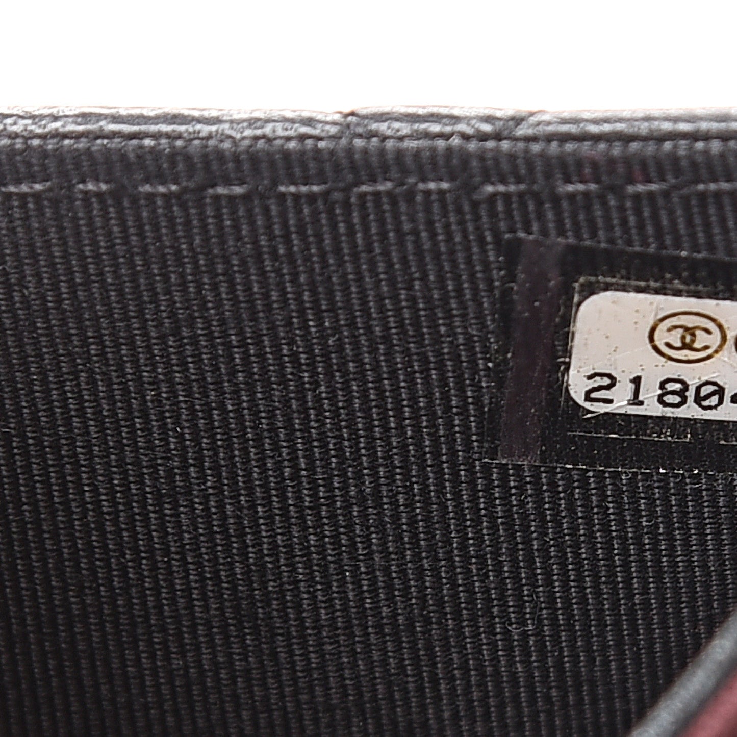 Lambskin Quilted Flap Card Holder Black