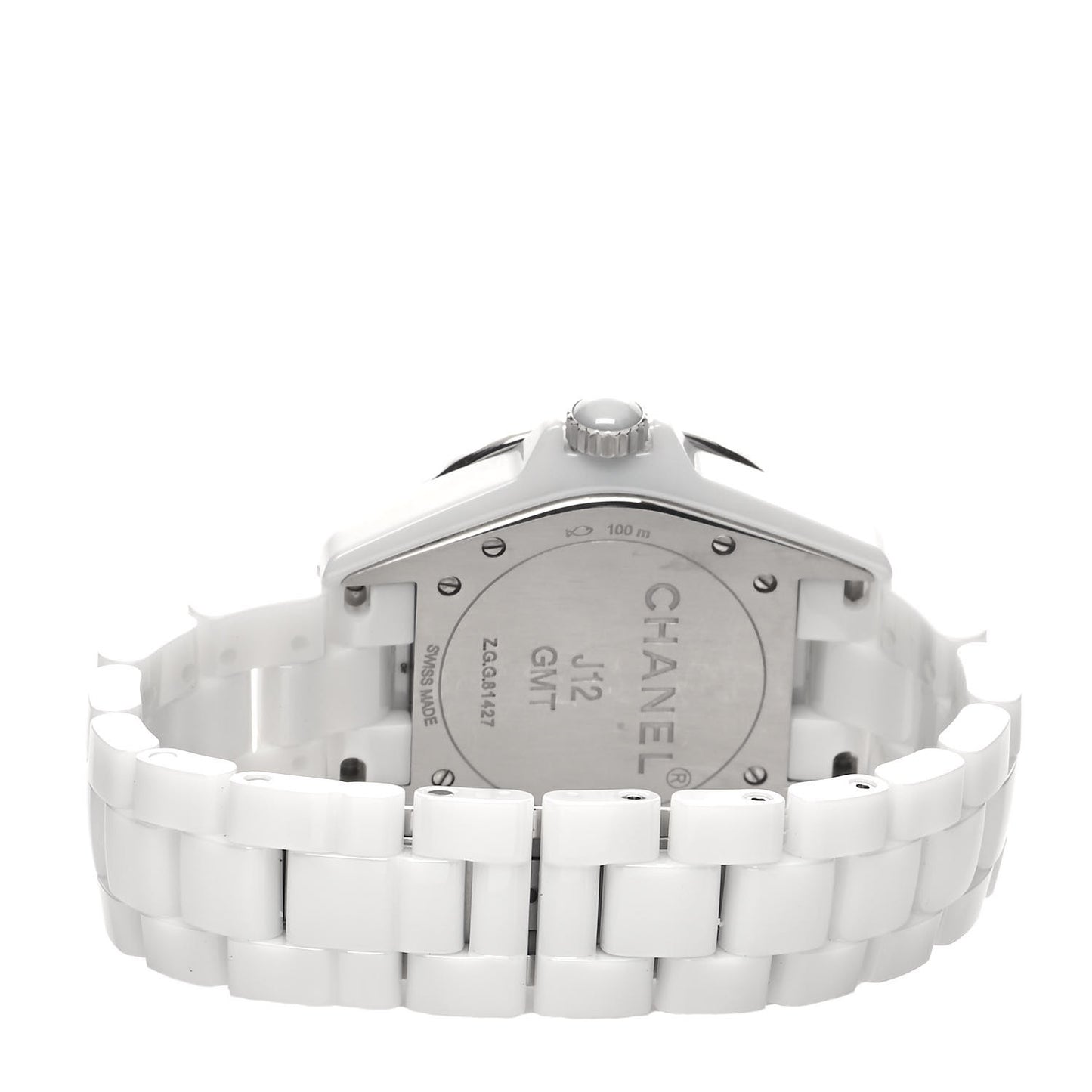 Stainless Steel Ceramic 38mm J12 GMT Automatic Watch White