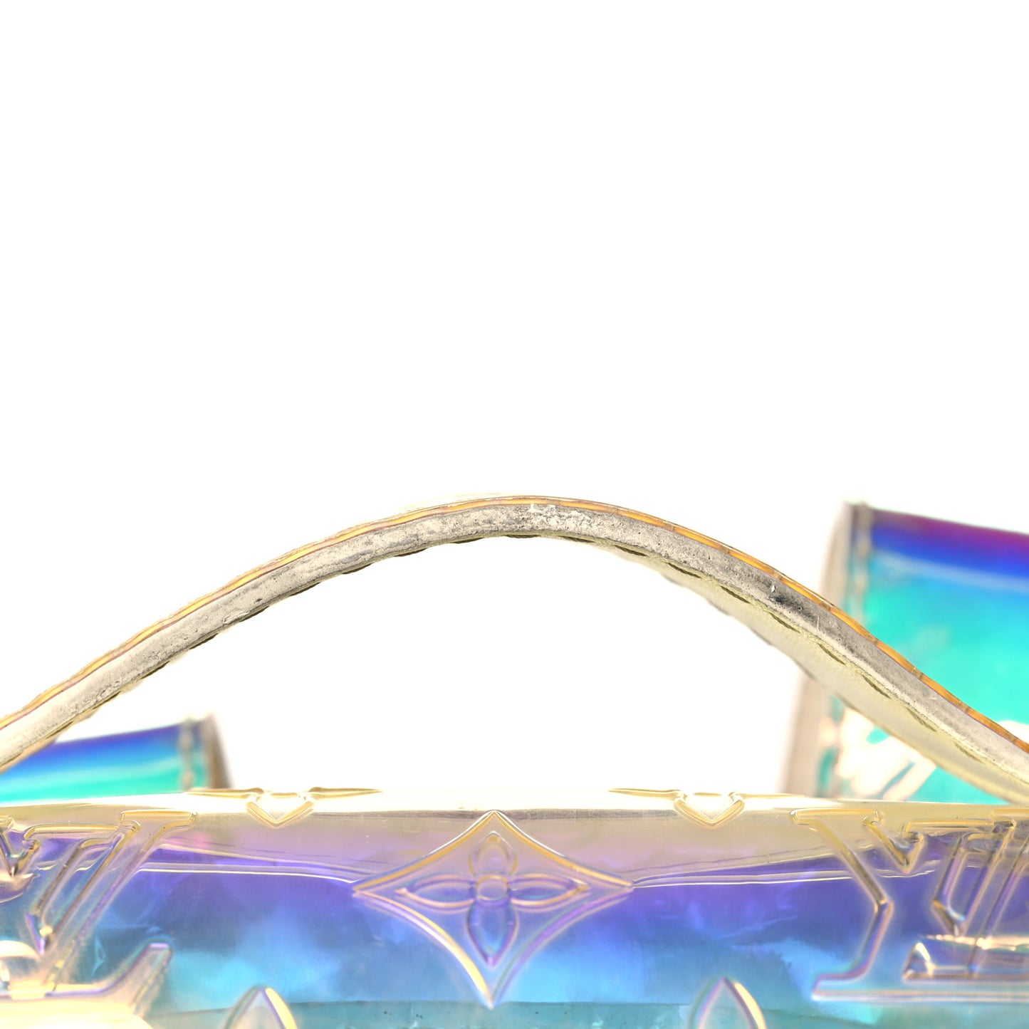 PVC Monogram Christopher Backpack GM Iridescent Prism