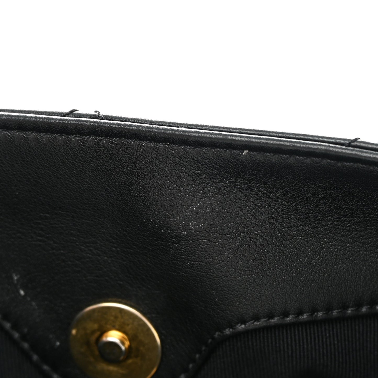 Calfskin Quilted Drawstring Bucket Bag Black