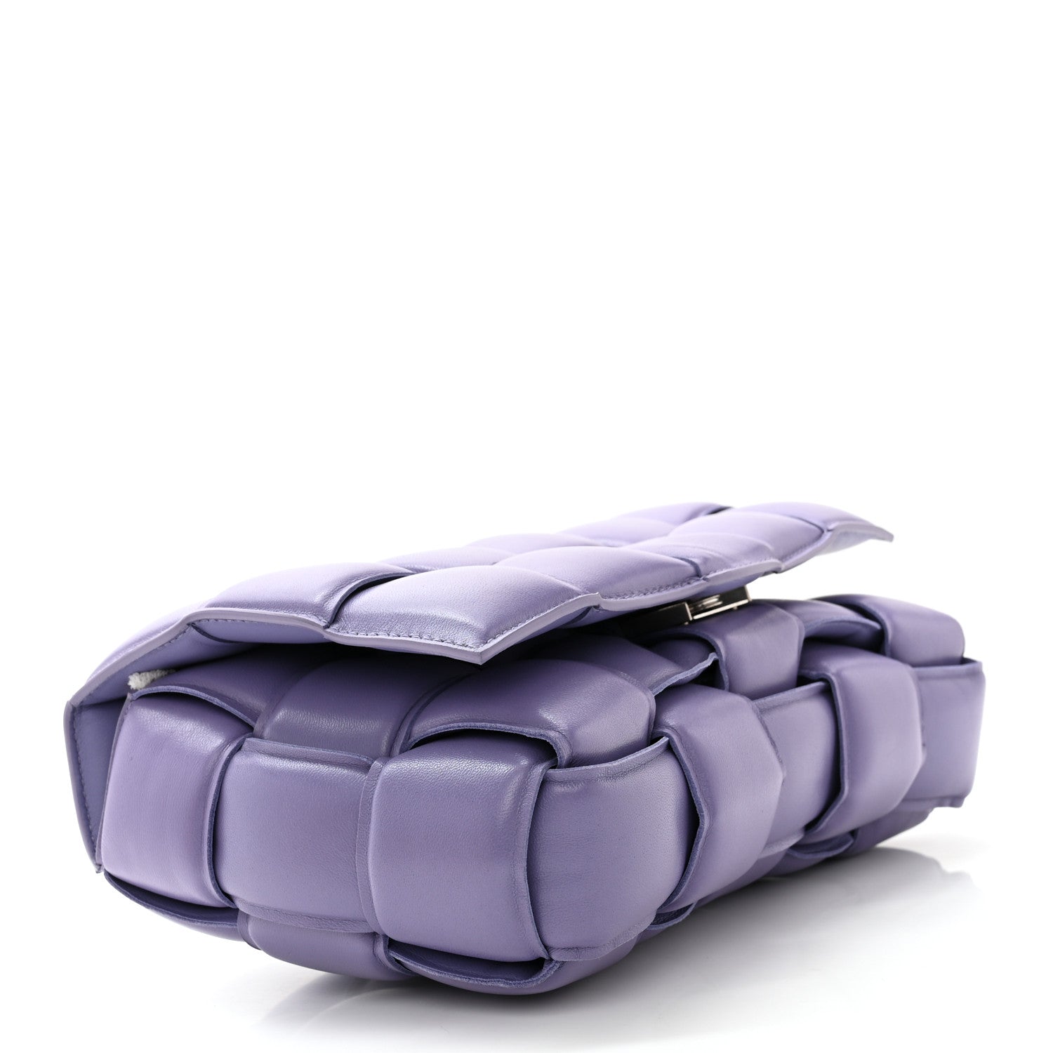 Bottega Veneta Nappa Maxi Intreccio Padded Cassette Crossbody Bag Lavender 4 of 10