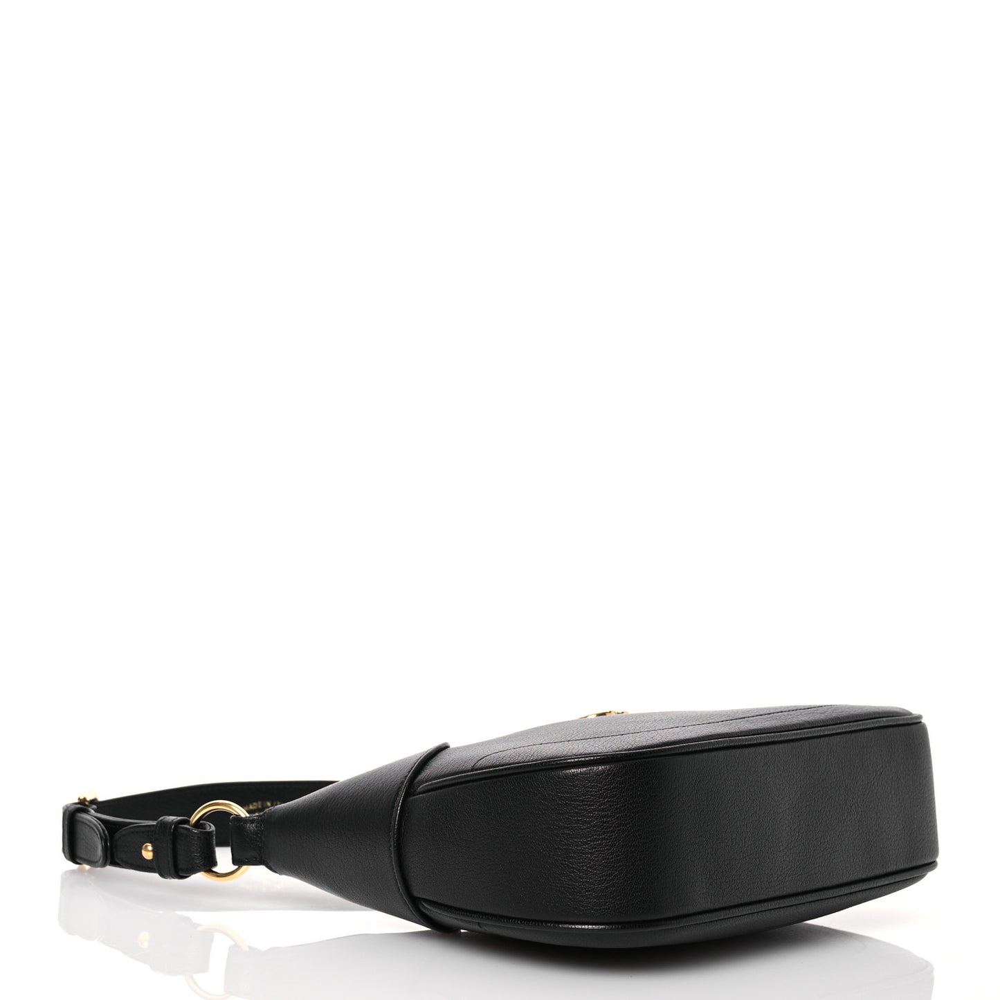 Goatskin Small Aphrodite Shoulder Bag Black