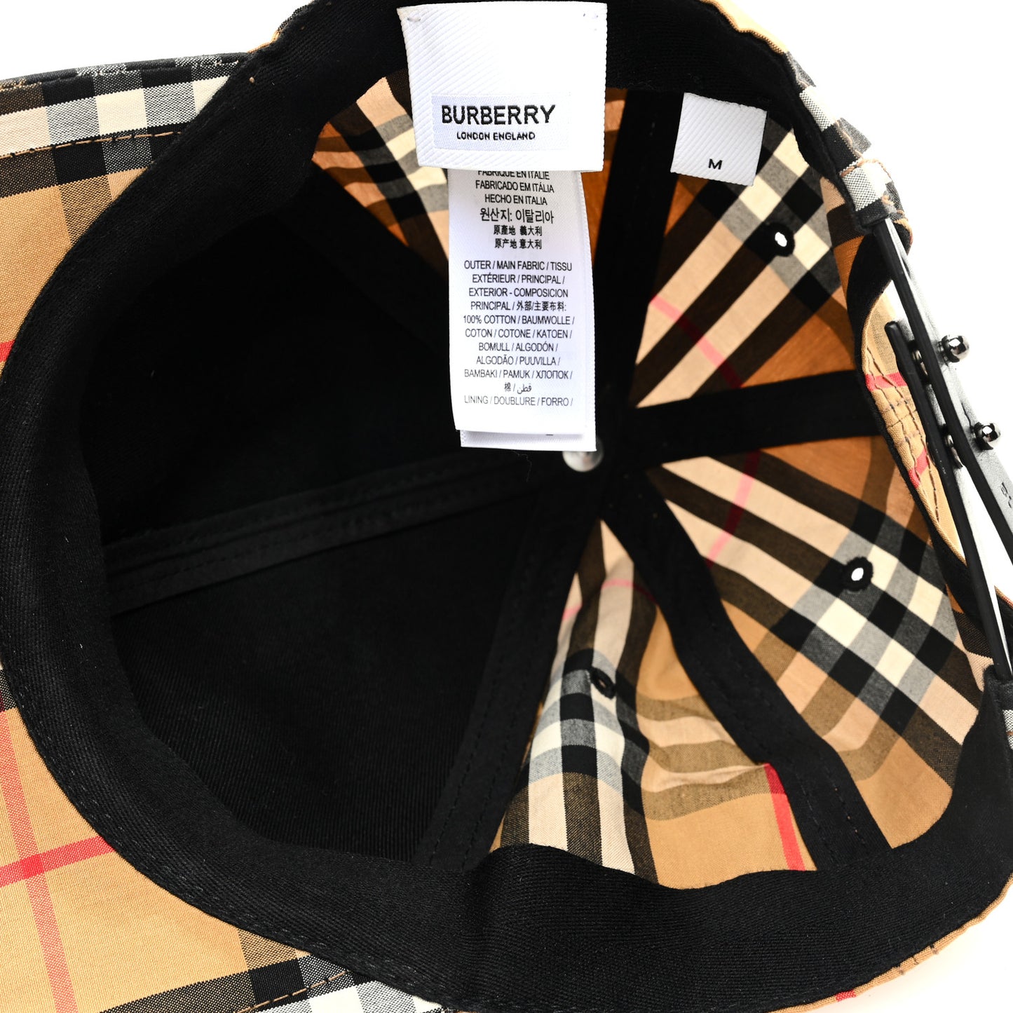Technical Cotton Giant Baseball Cap M Archive Beige