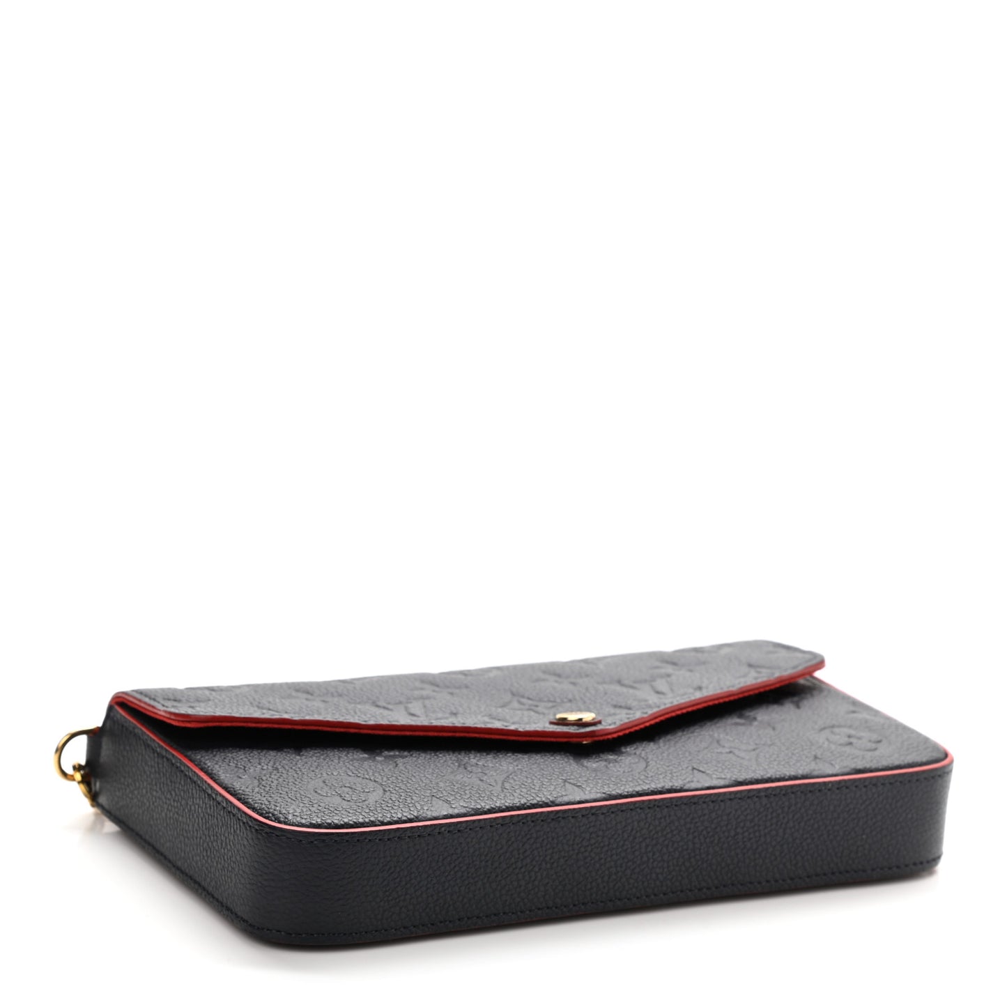 Empreinte Pochette Felicie Chain Wallet Marine Rouge