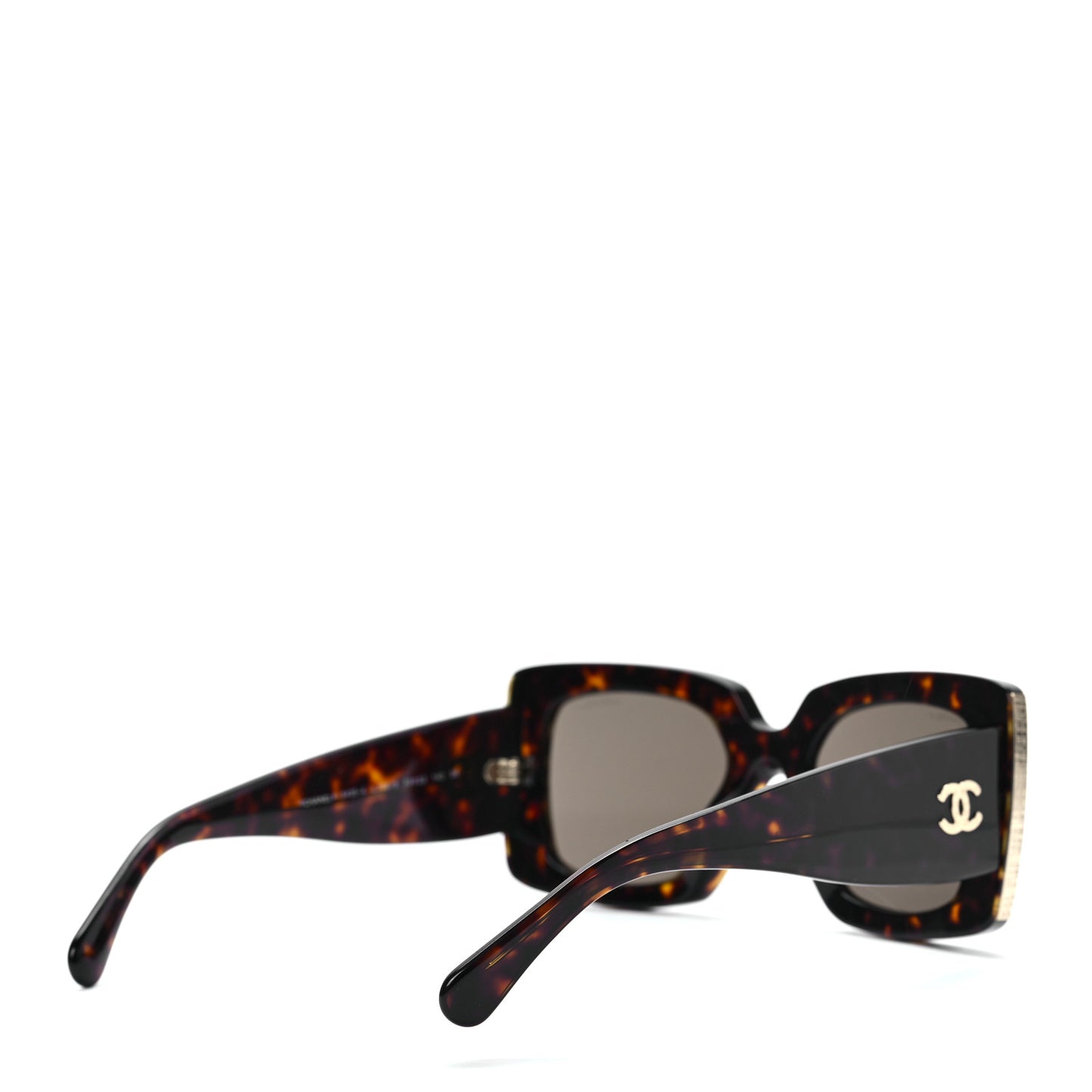 Acetate Rectangle Sunglasses 5435 Tortoise