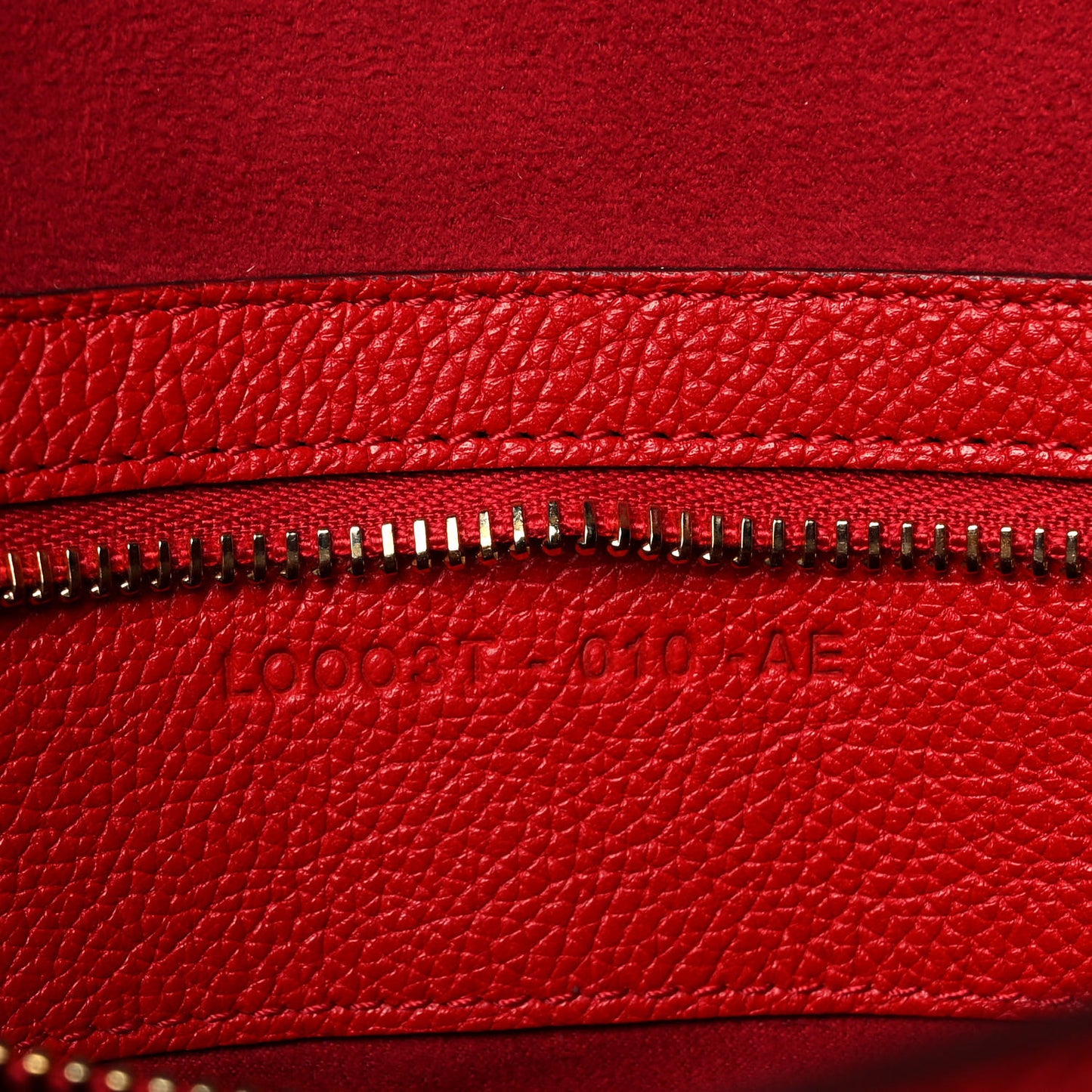 Grained Calfskin Medium Jennifer Crossbody Red