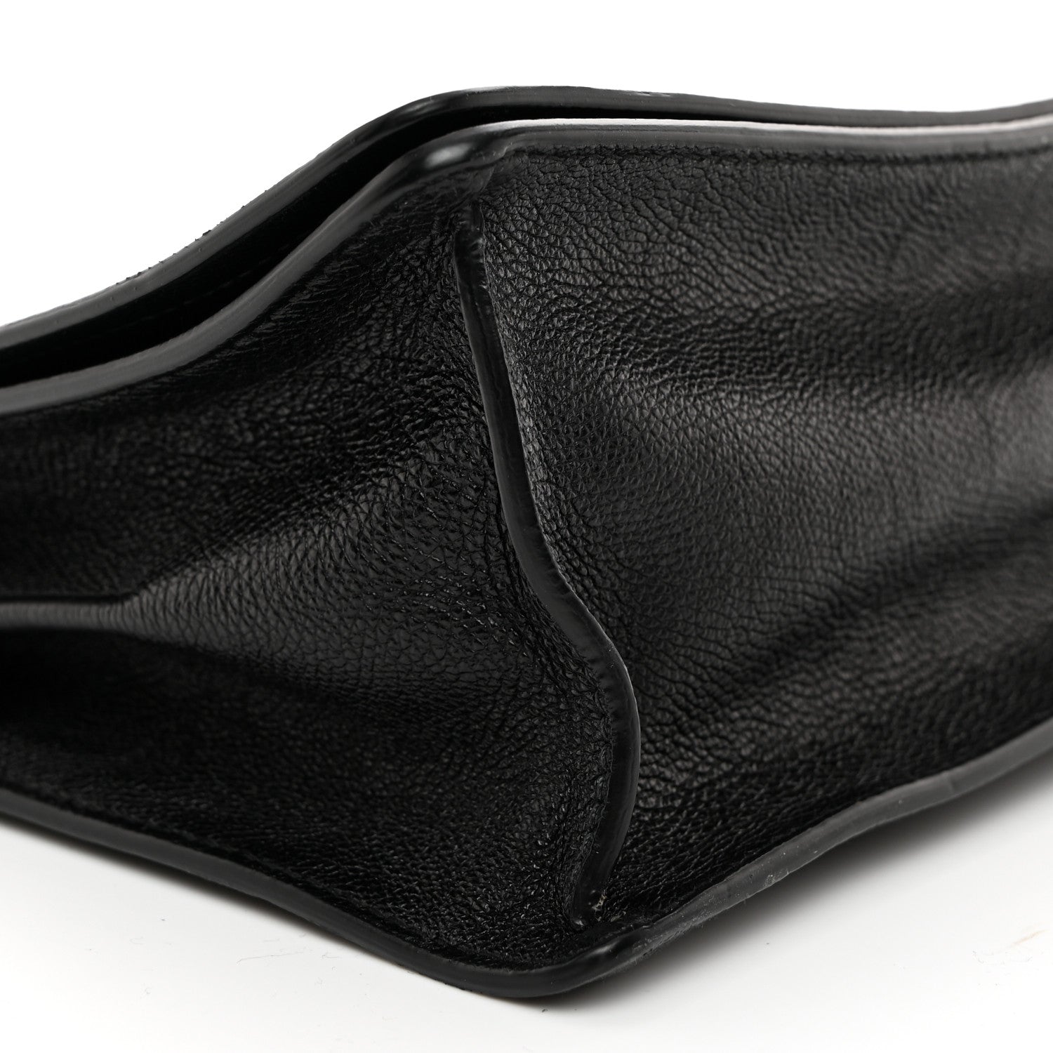 Prada Glace Calf Shoulder Bag Black 9 of 10