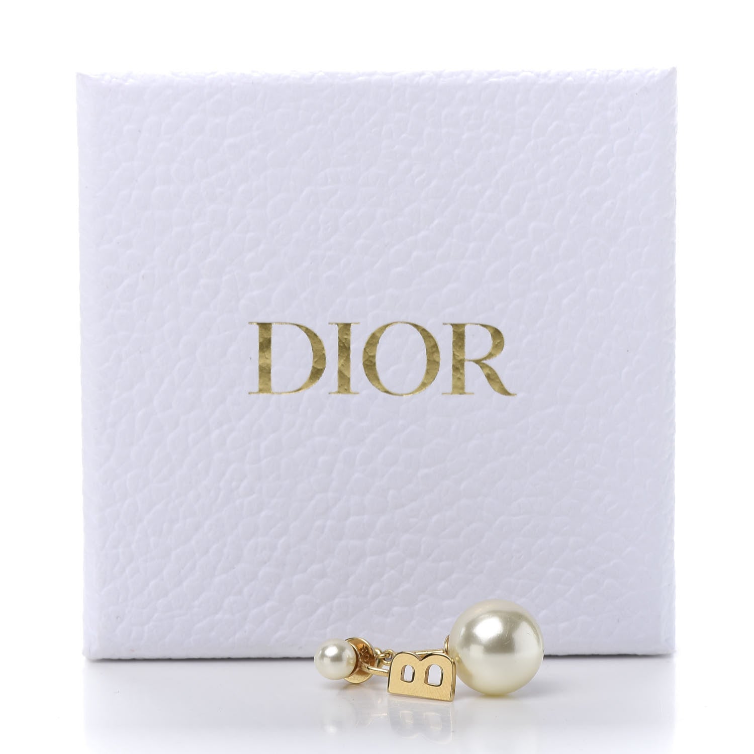 Christian Dior Pearl My ABCDior B Tribale Earring Gold 5 of 5