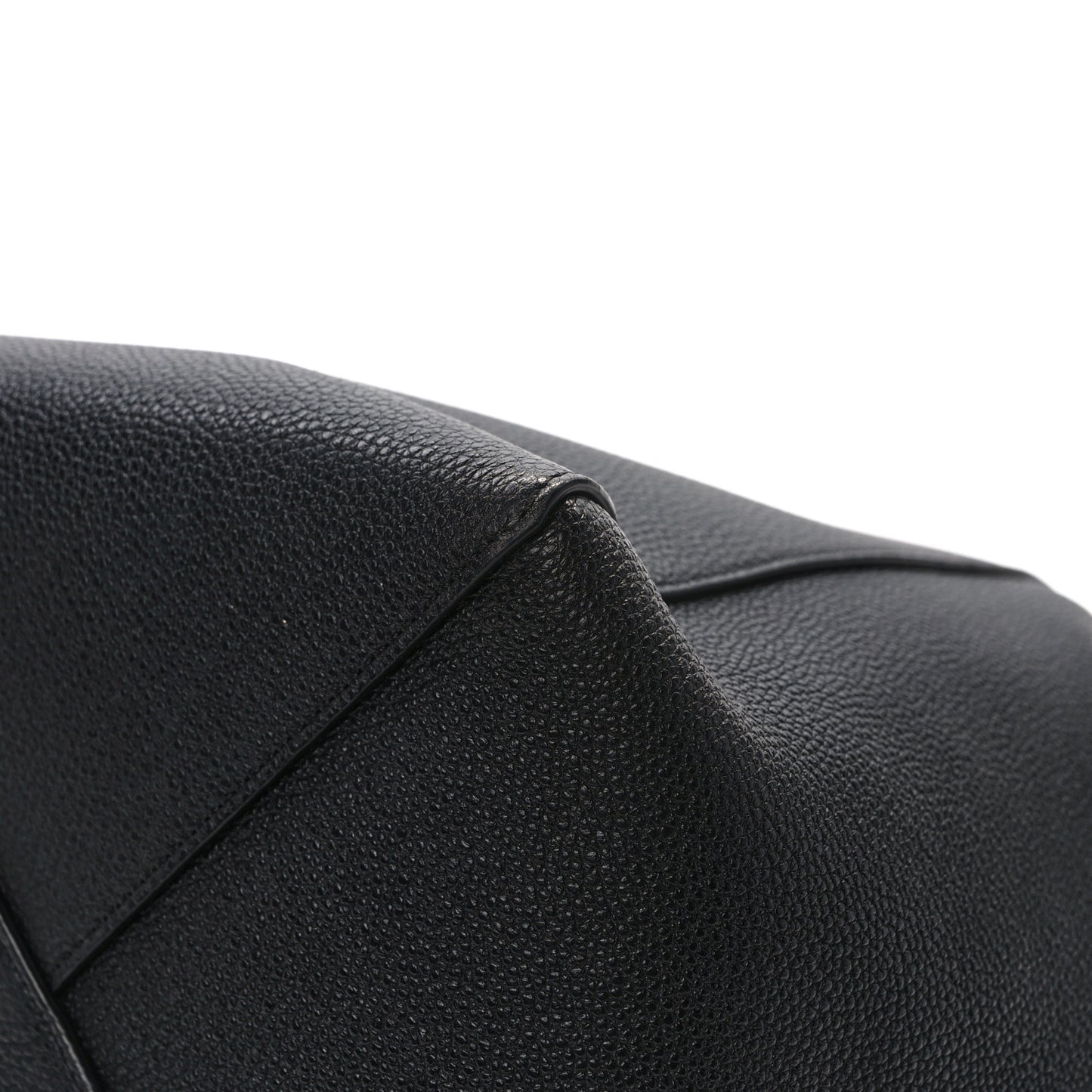 Soft Grained Calfskin Medium Belt Cabas Phantom Black