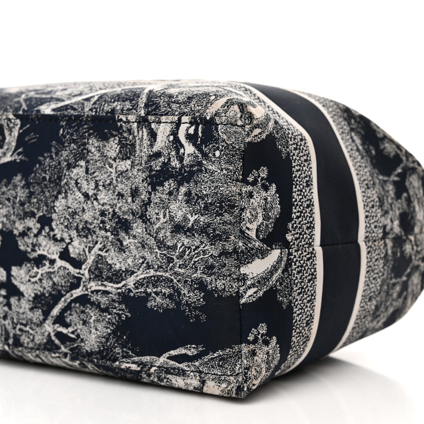 Technical Fabric Toile De Jouy DiorTravel Nomad Pouch Blue