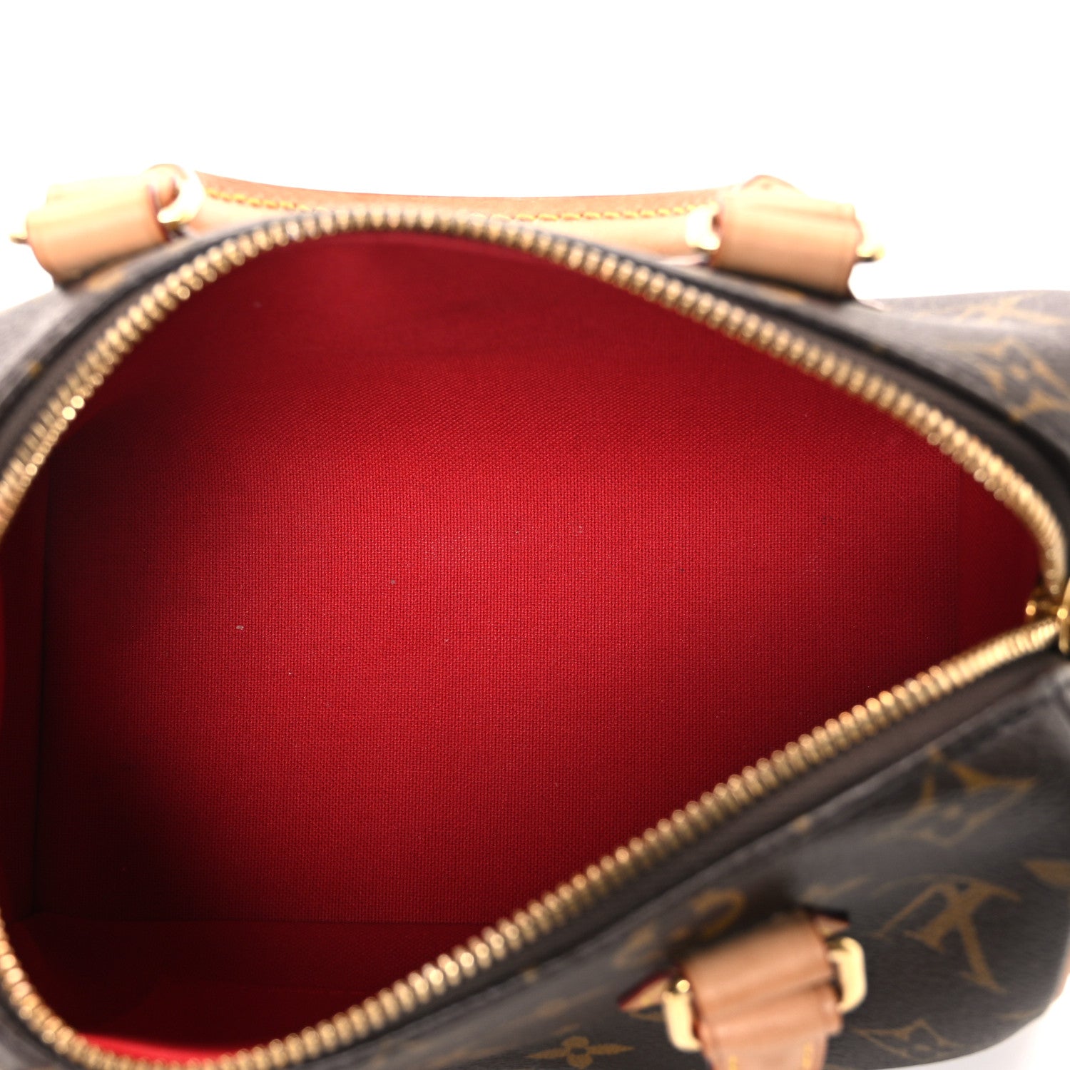Louis Vuitton Monogram Speedy Bandouliere 20 Beige 5 of 9