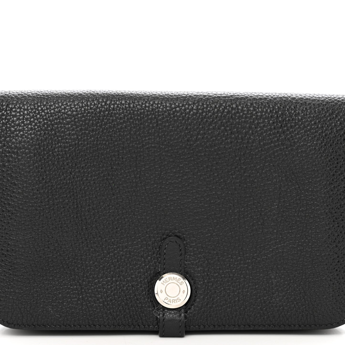 Togo Dogon Wallet Waist Pouch Black
