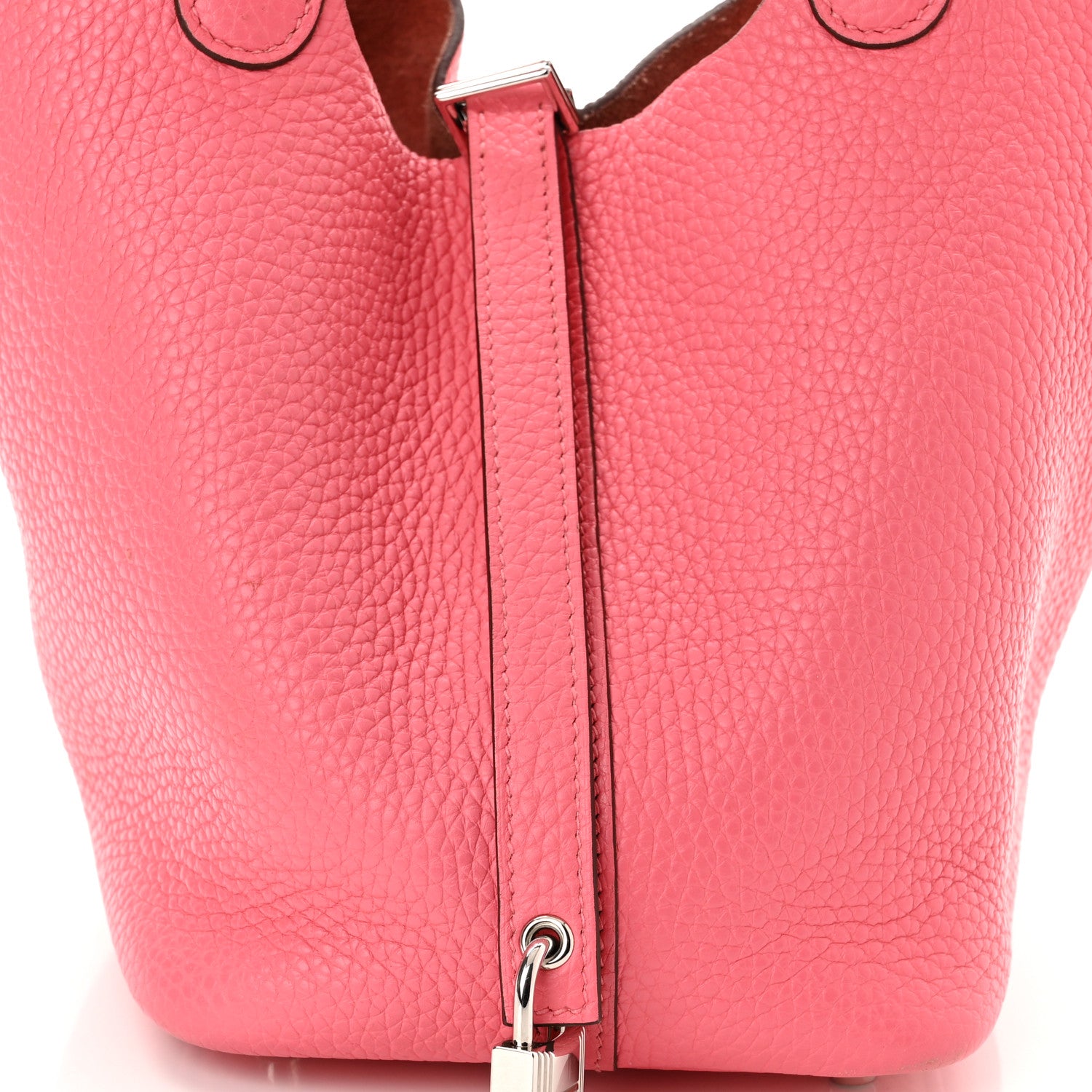 Hermes Taurillon Clemence Picotin Lock 18 PM Rose Azalee 7 of 10