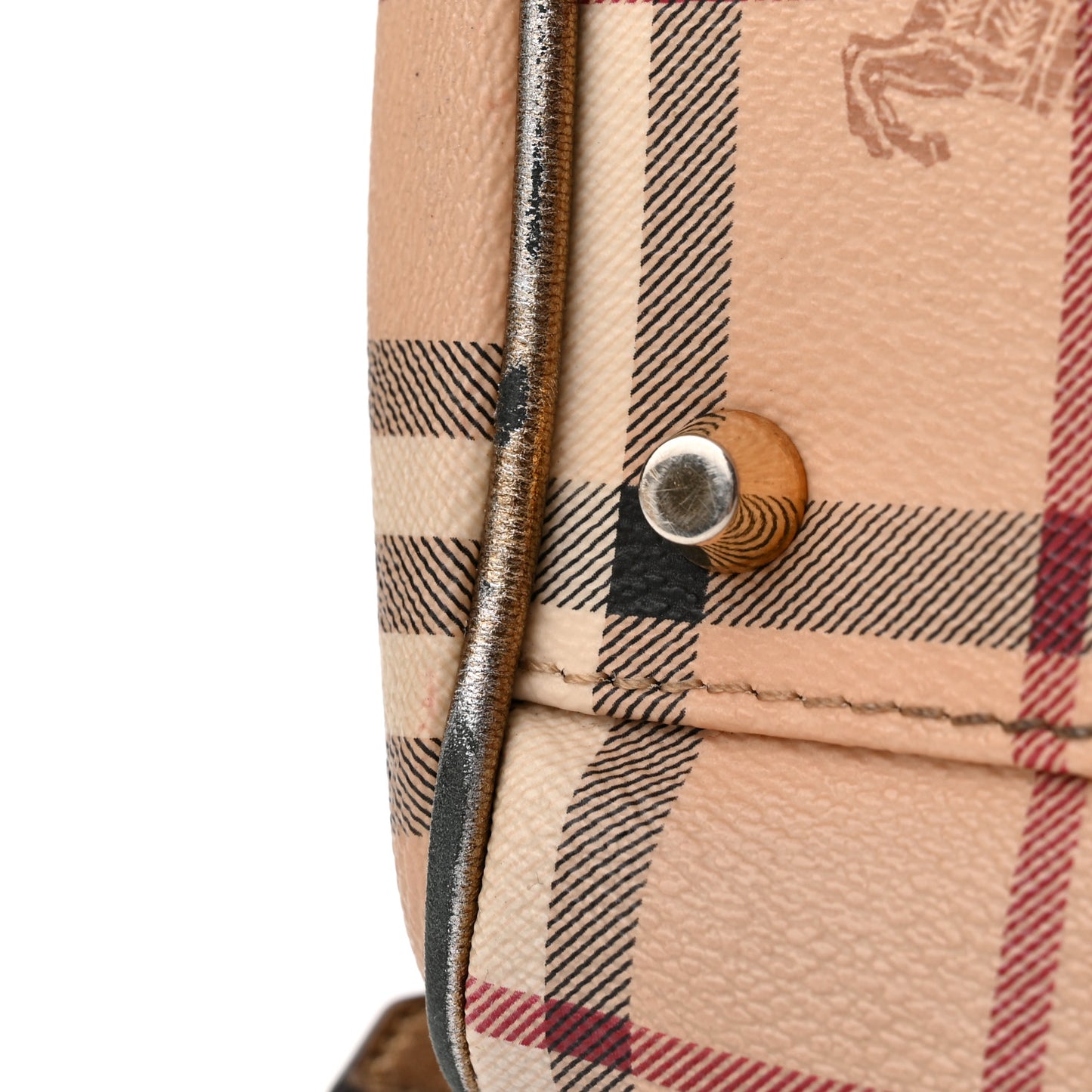 Haymarket Check Small Canterbury Tote Bronze