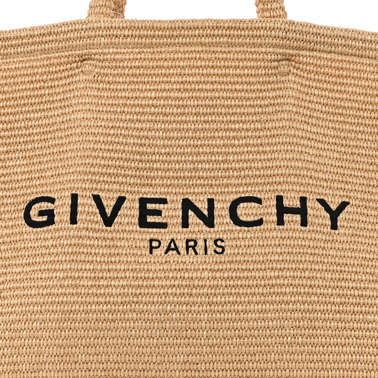 Raffia Large G Shopping Tote Natural