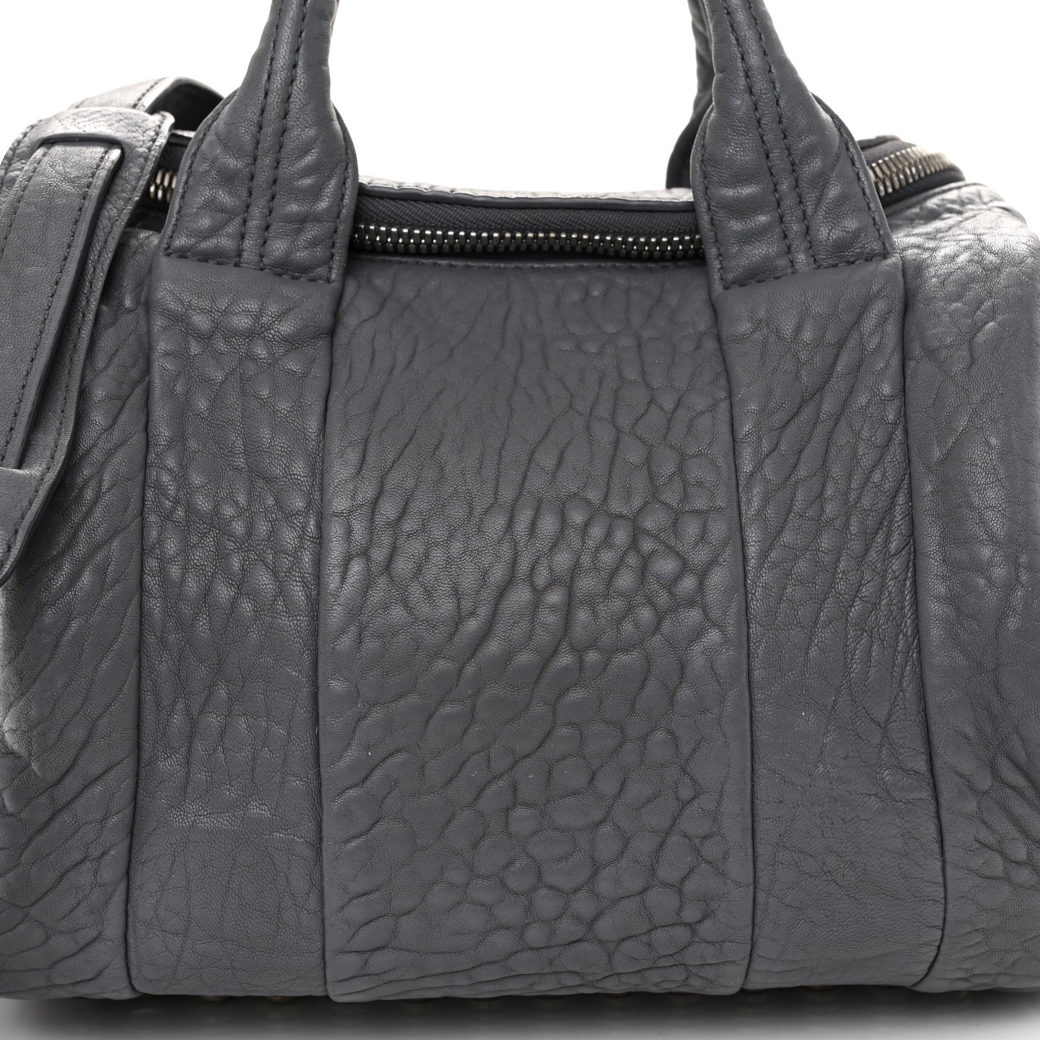 Alexander Wang Pebbled Lambskin Rockie Tundra Antique Silver Hardware 7 of 9