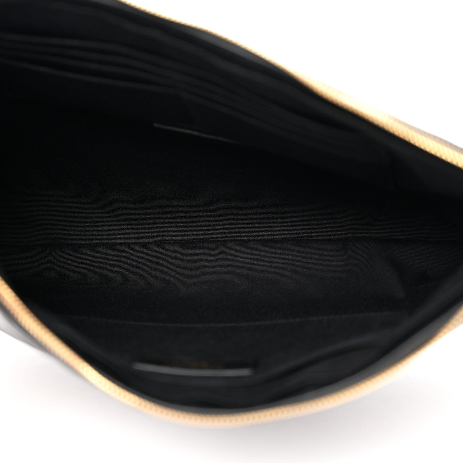 Saint Laurent Calfskin Matelasse Monogram Cassandre Tablet Pouch Black 5 of 8