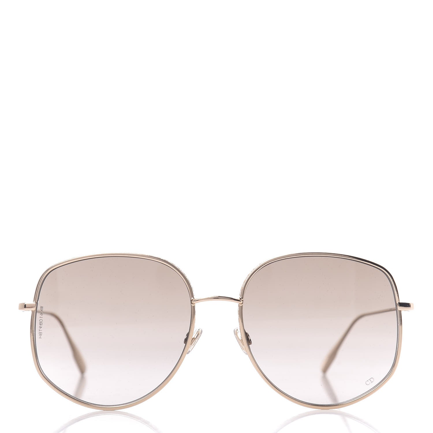 Christian Dior Metal Dior By Dior 2 Sunglasses Gold 2 of 10