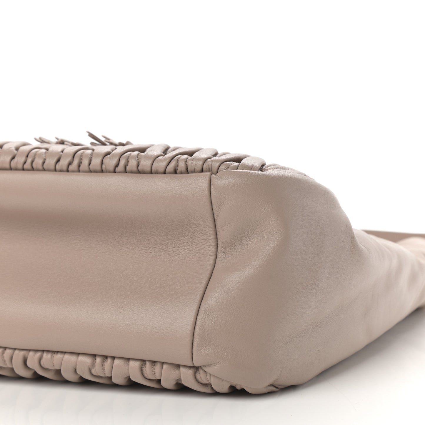 Nappa Matelasse Bucket Bag Cammeo